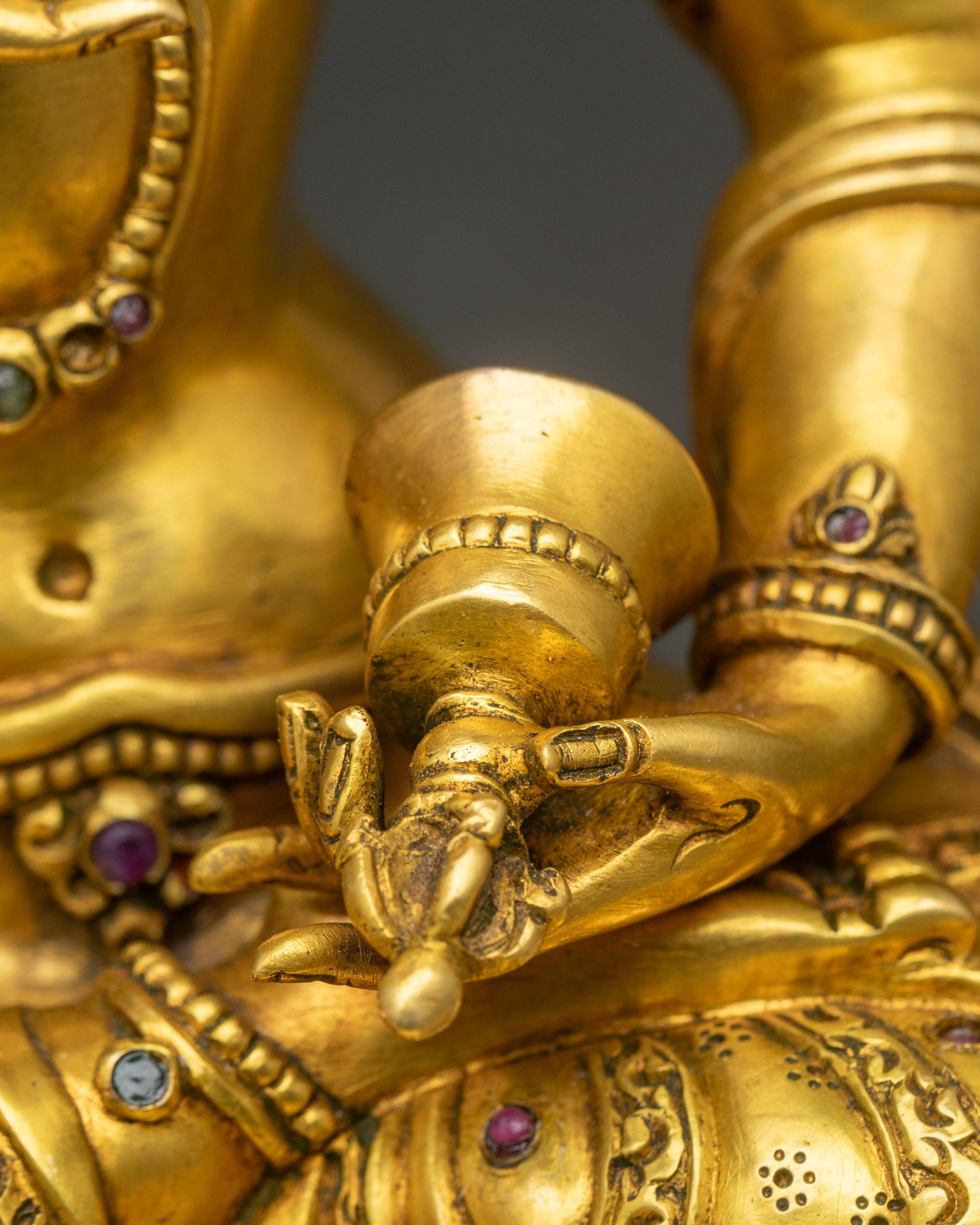 Handcrafted Vajrasattva Statue for Meditation & Spiritual Practice