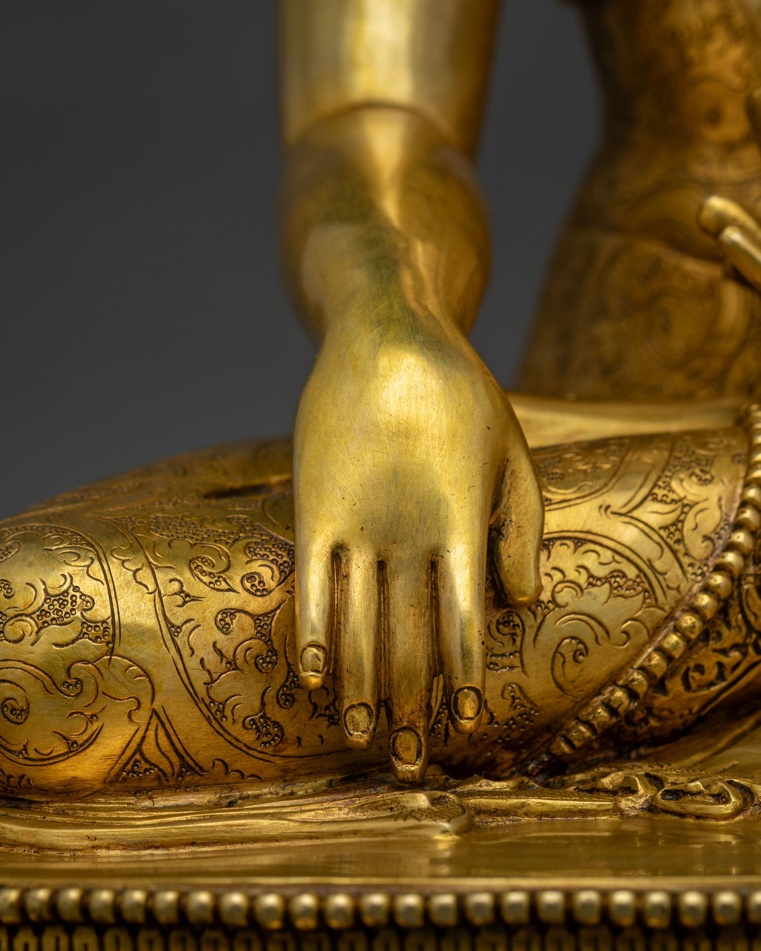 Handmade Shakyamuni Buddha Statue | Lost-Wax Cast Metal Craft