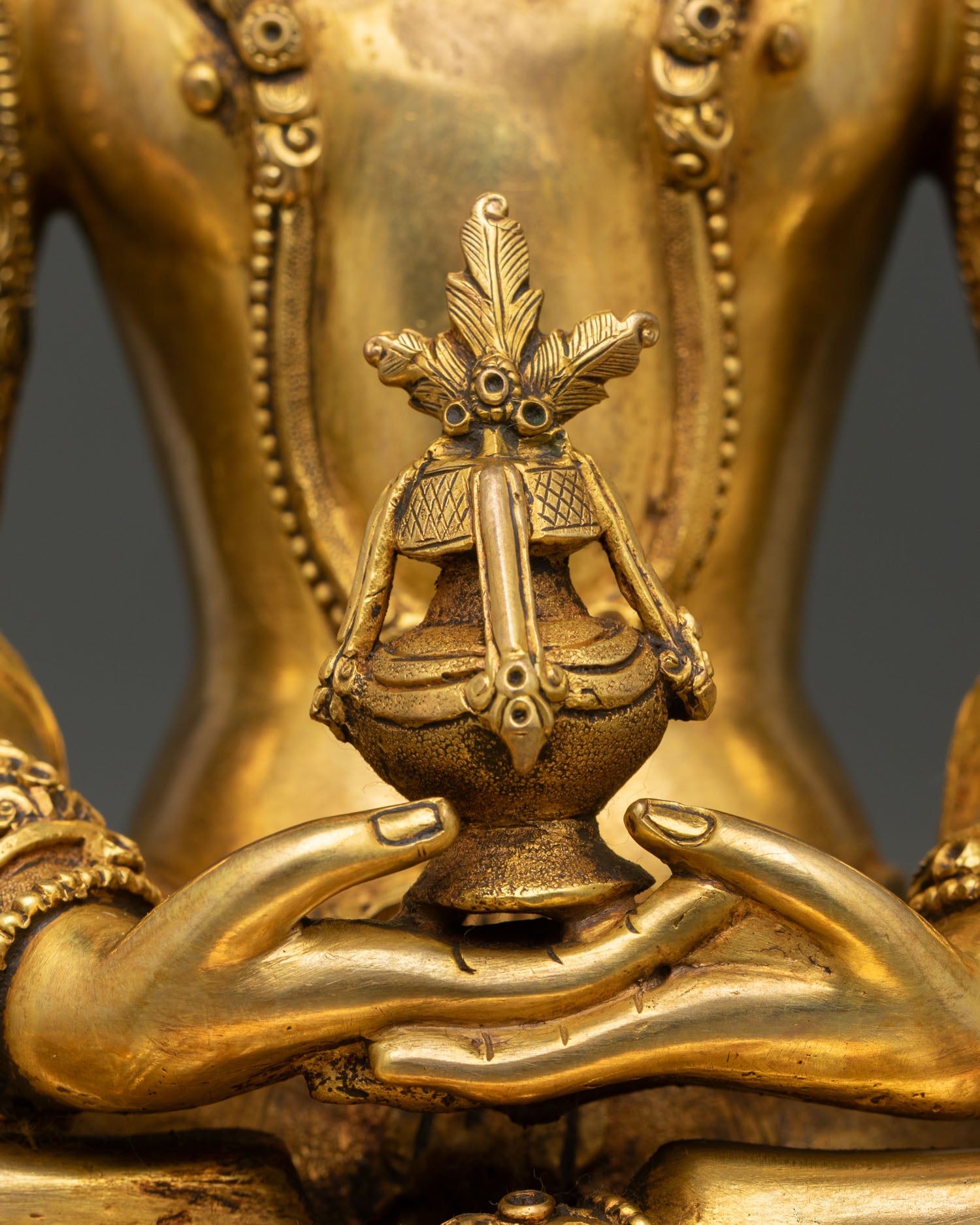 Amitayus Statue from Nepal | Buddhist Sculpture of Eternal Life