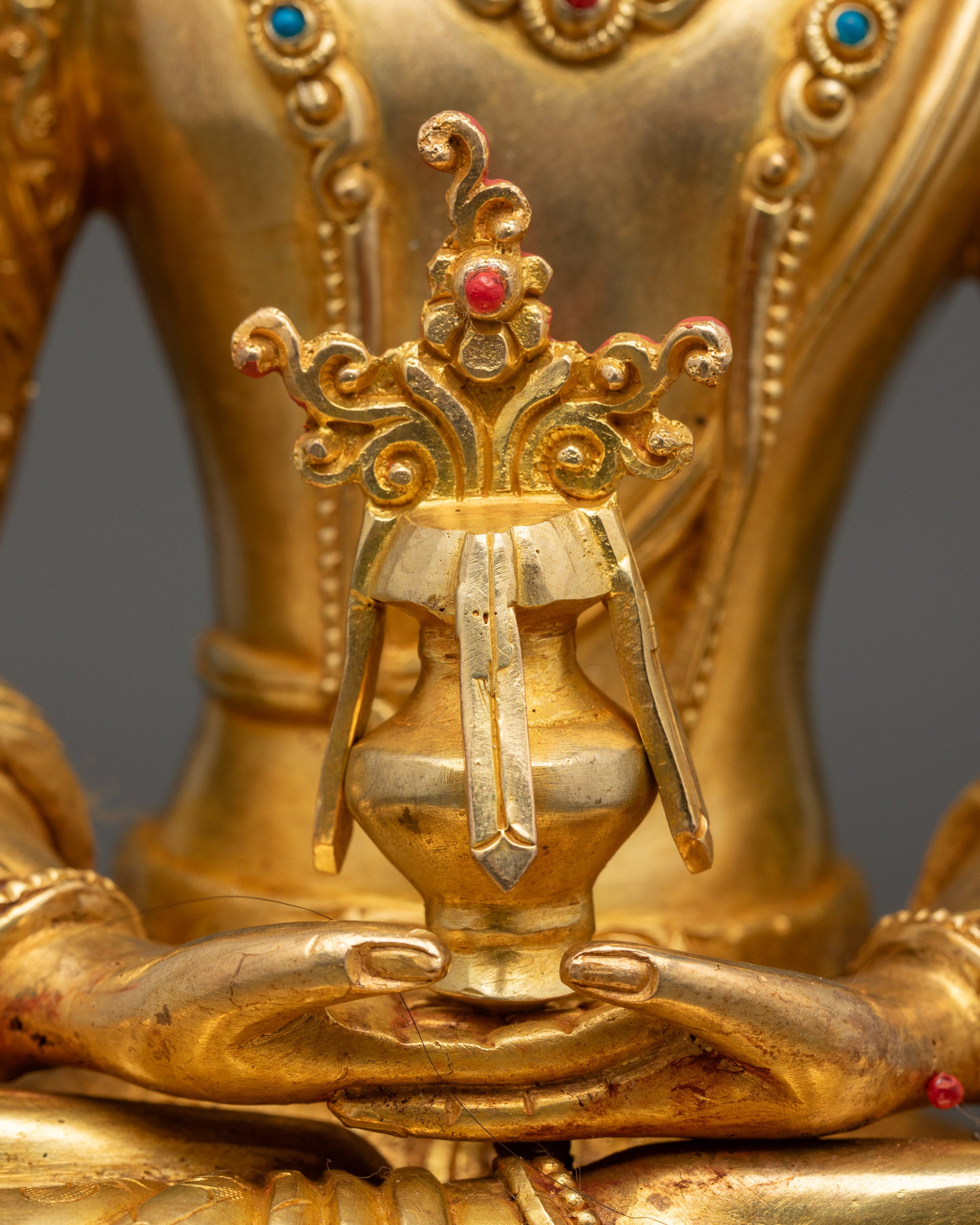 Traditional Amitayus Buddha Statue for Compassionate Blessing