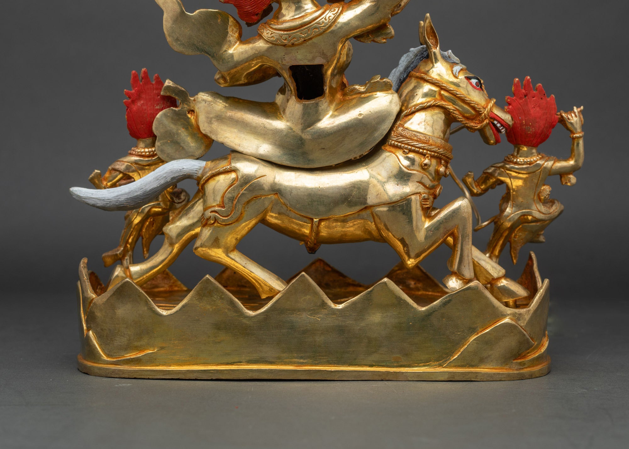 Palden Lhamo Copper Statue | Traditional Tibetan Craftsmanship