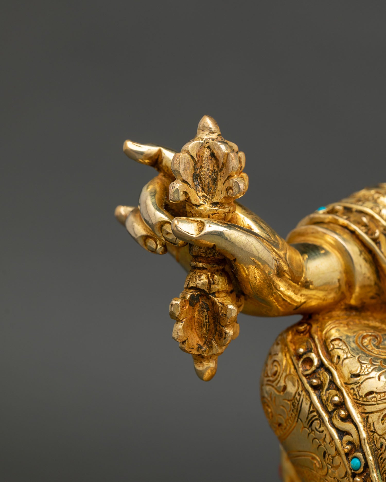 Blessings of Guru Rinpoche - Handcrafted Buddhist Statue
