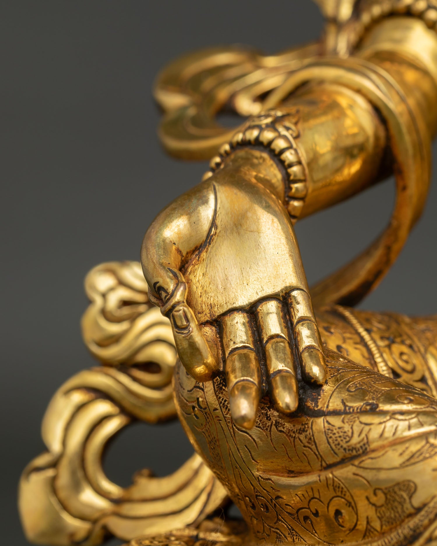 Statue of Goddess Green Tara | Symbol of Compassion and Protection