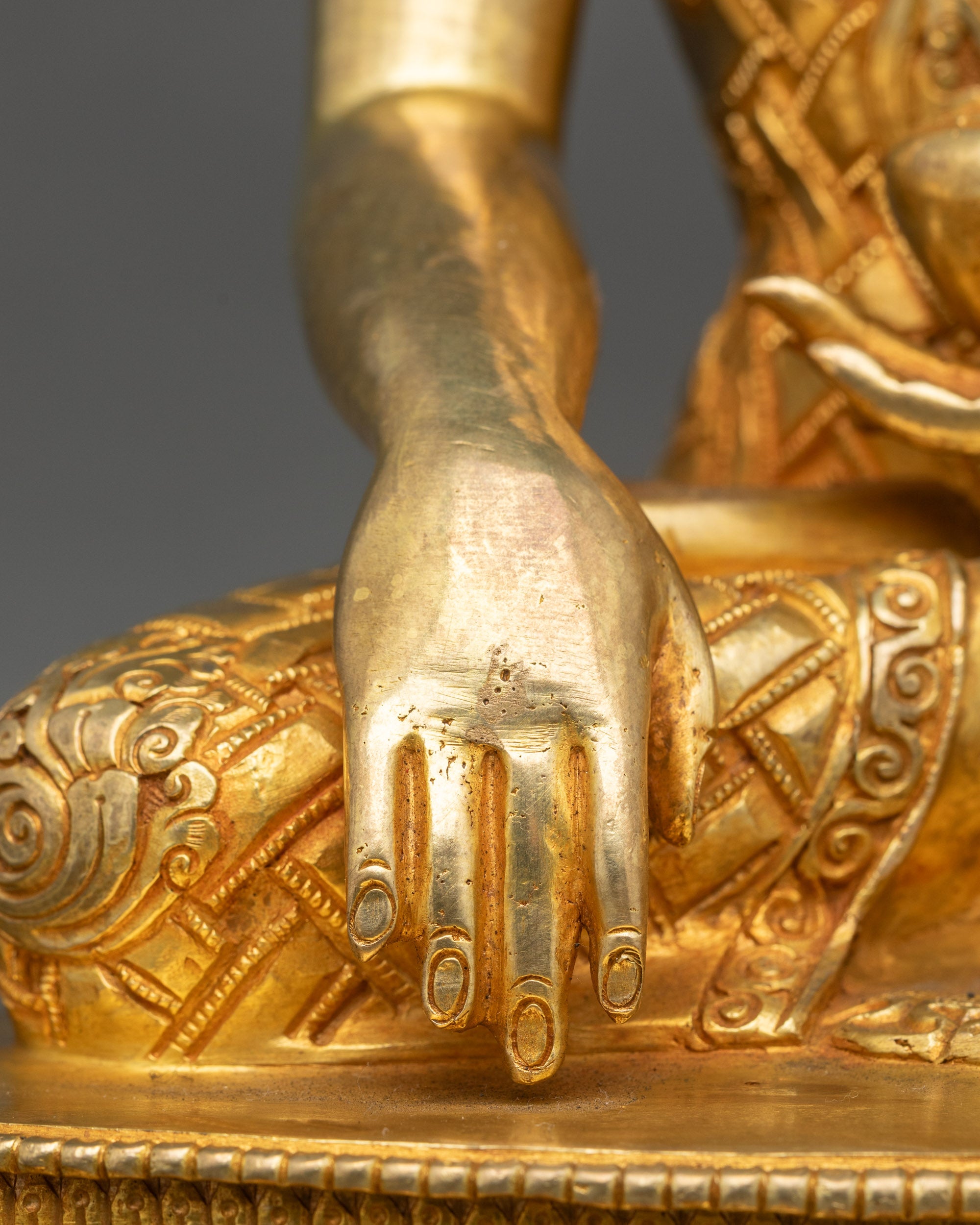 Fire-Gilded Statue of Buddha | Handcrafted in Nepal