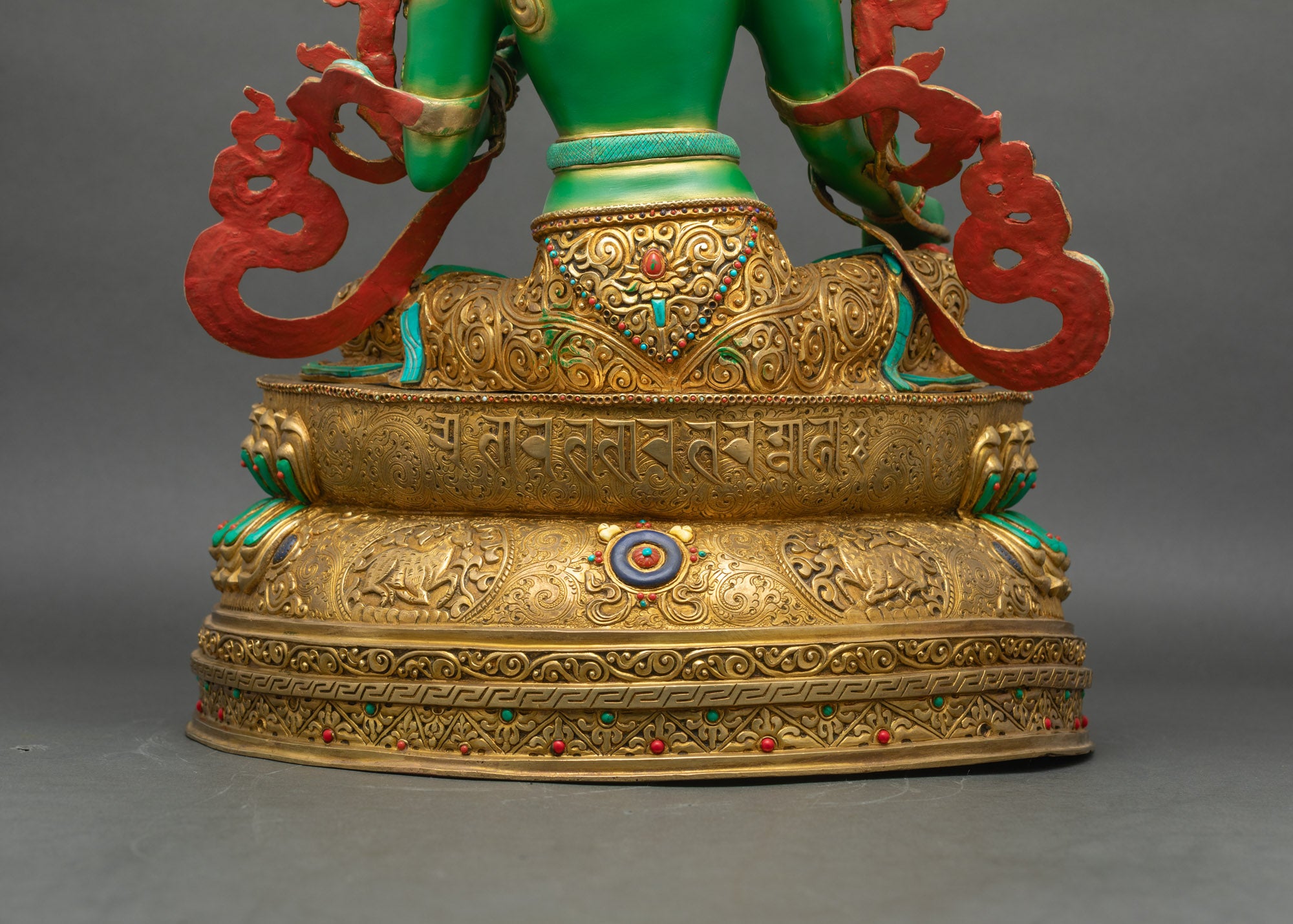 Green Tara Statue | Traditional Buddhist Art for Sacred Space