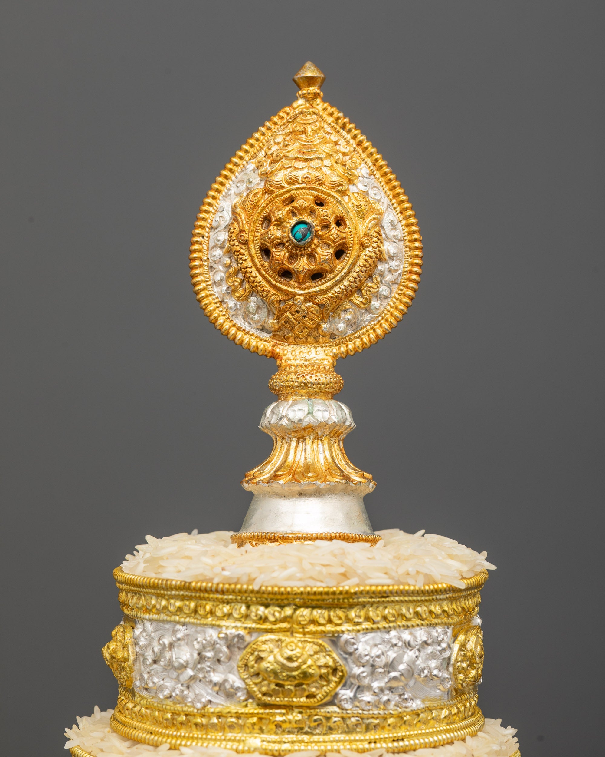 6" Handmade Tibetan Mandala Set | Sacred Offering for Meditation