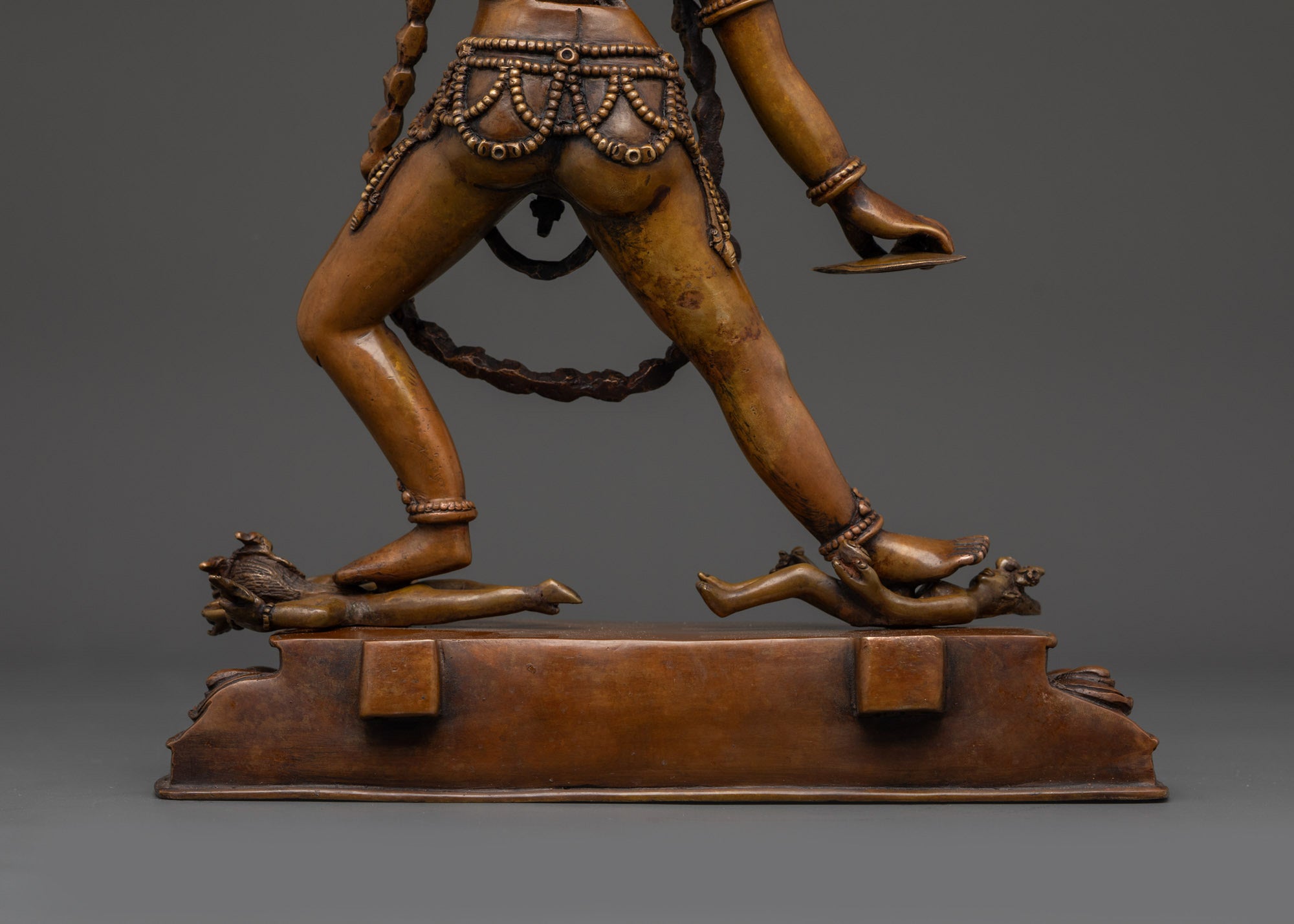 Oxidized Vajrayogini Meditation Sculpture | Tantric Goddess from Nepal
