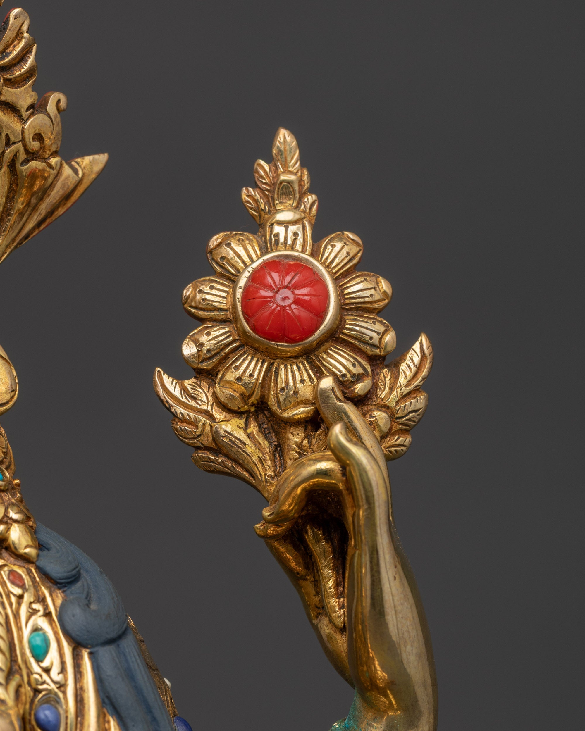 13" Four-Armed Chenrezig Statue | Divine Compassion & Sacred Decor