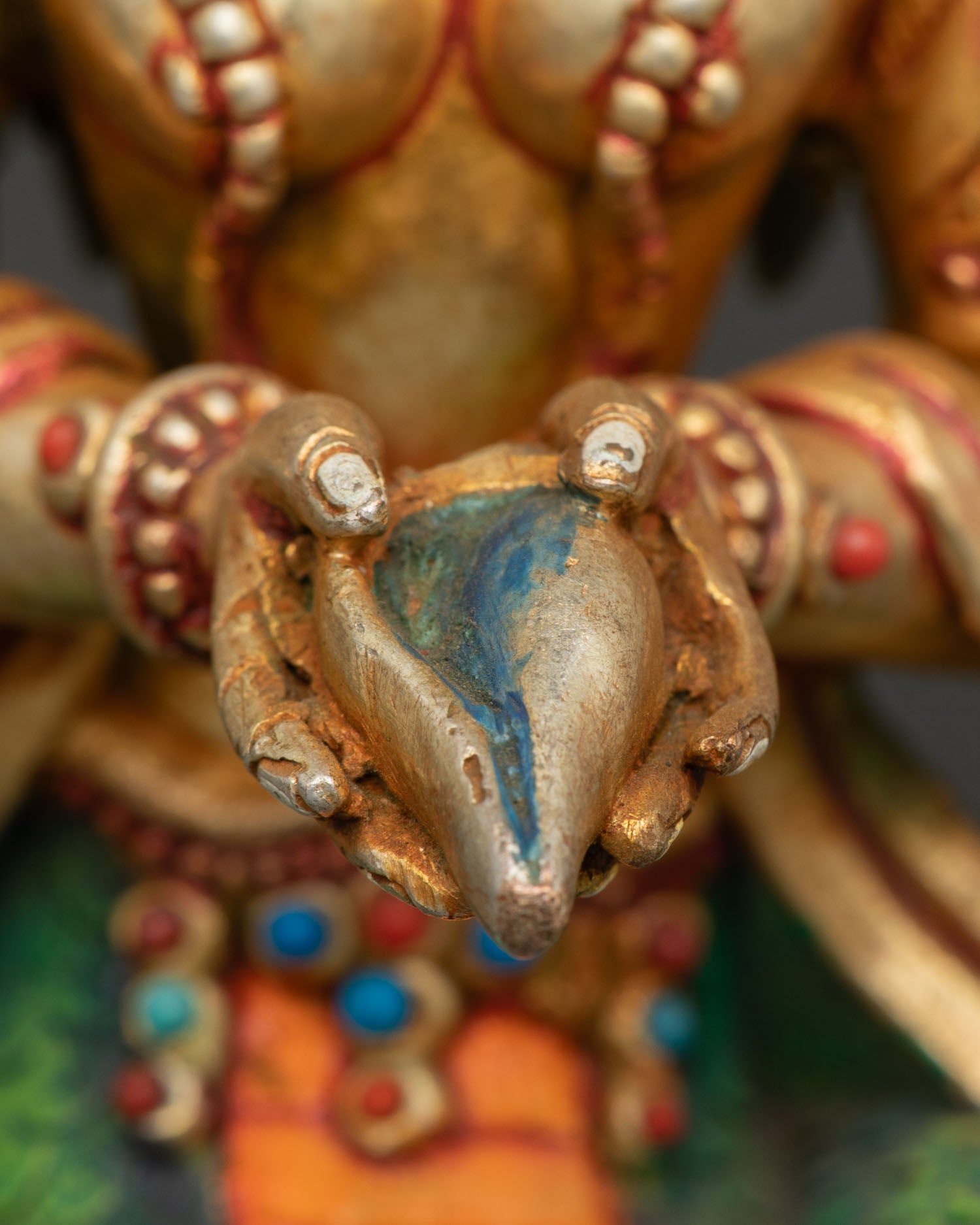Naga Kanya Statue | Mystical Serpent Goddess Figurine Nepal