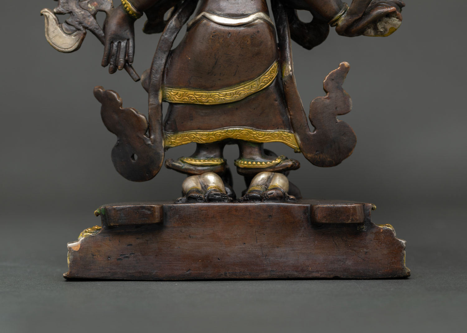 White Mahakala Statue