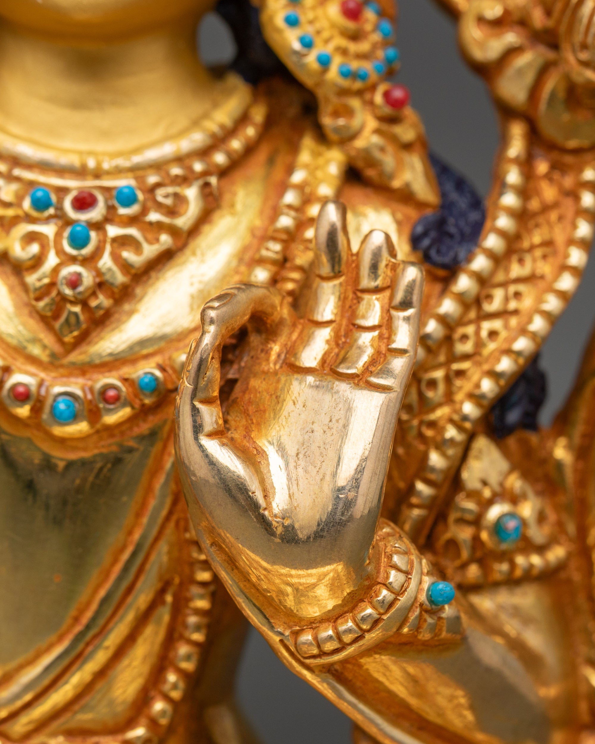 Manjushri Sculpture for Spiritual Wisdom and Empathetic Guidance