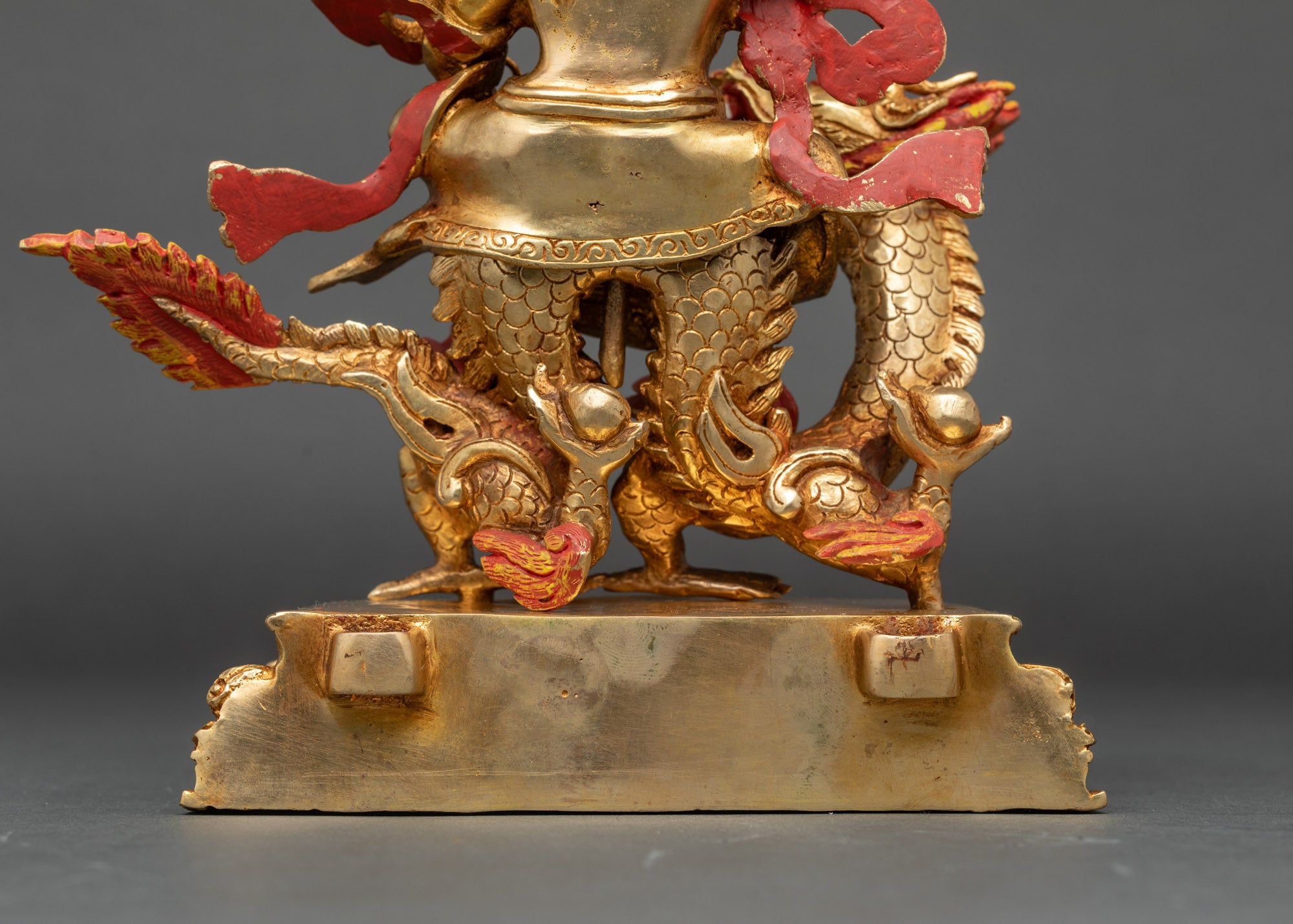 White Dzambhala Sculpture | Prosperity and Abundance Altar Piece