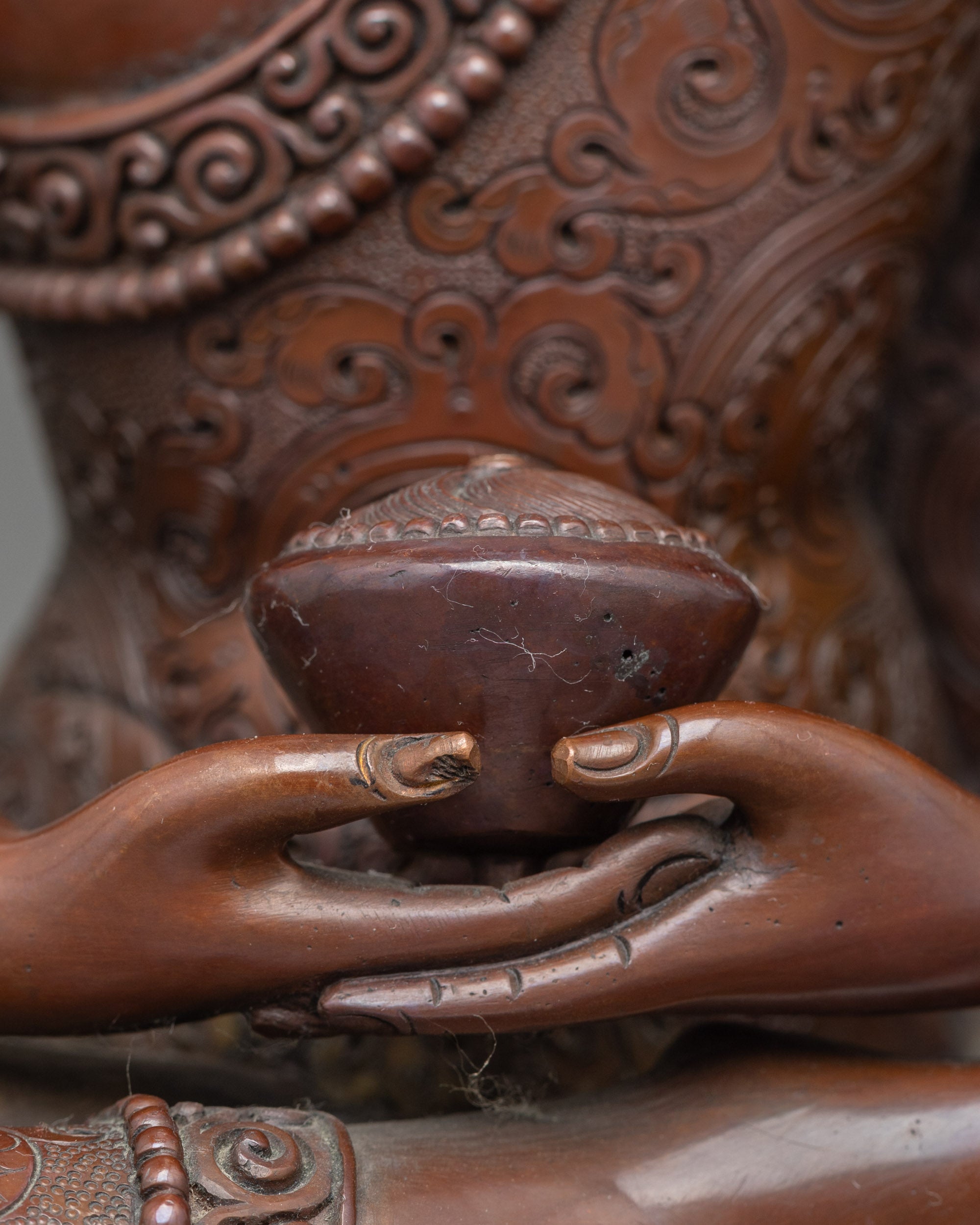 Triple Buddha Statue Set | Handcrafted Himalayan Spiritual Sculpture