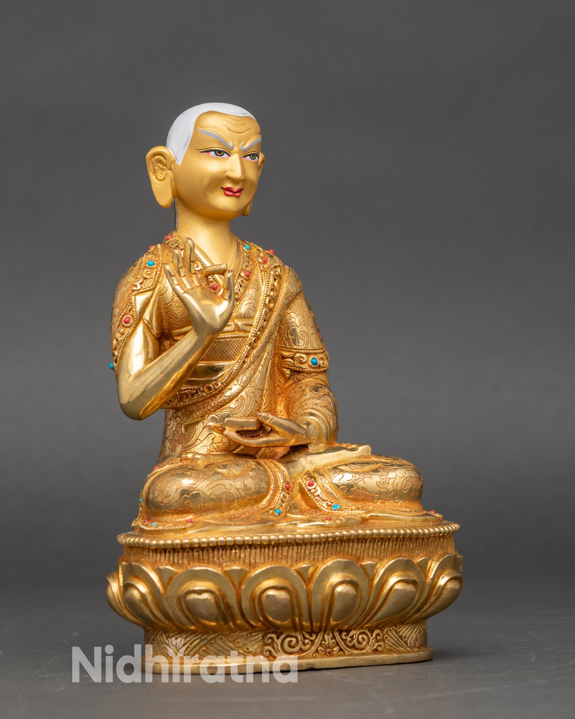 Tsongkhapa Worship Set | Traditional Nepalese Buddhist Craftsmanship