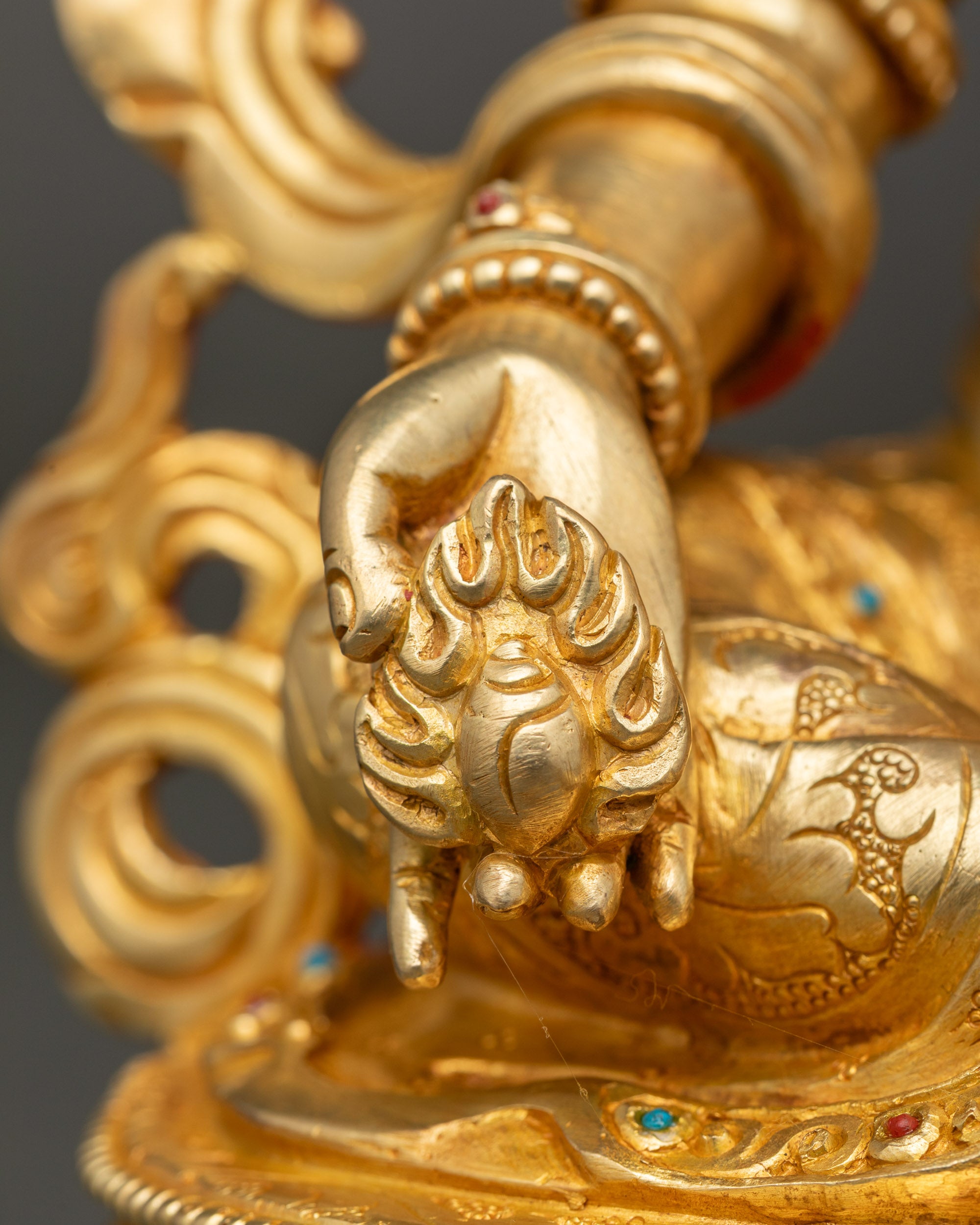 Dzambhala Wealth Deity Statue | Authentic Buddhist Sculpture