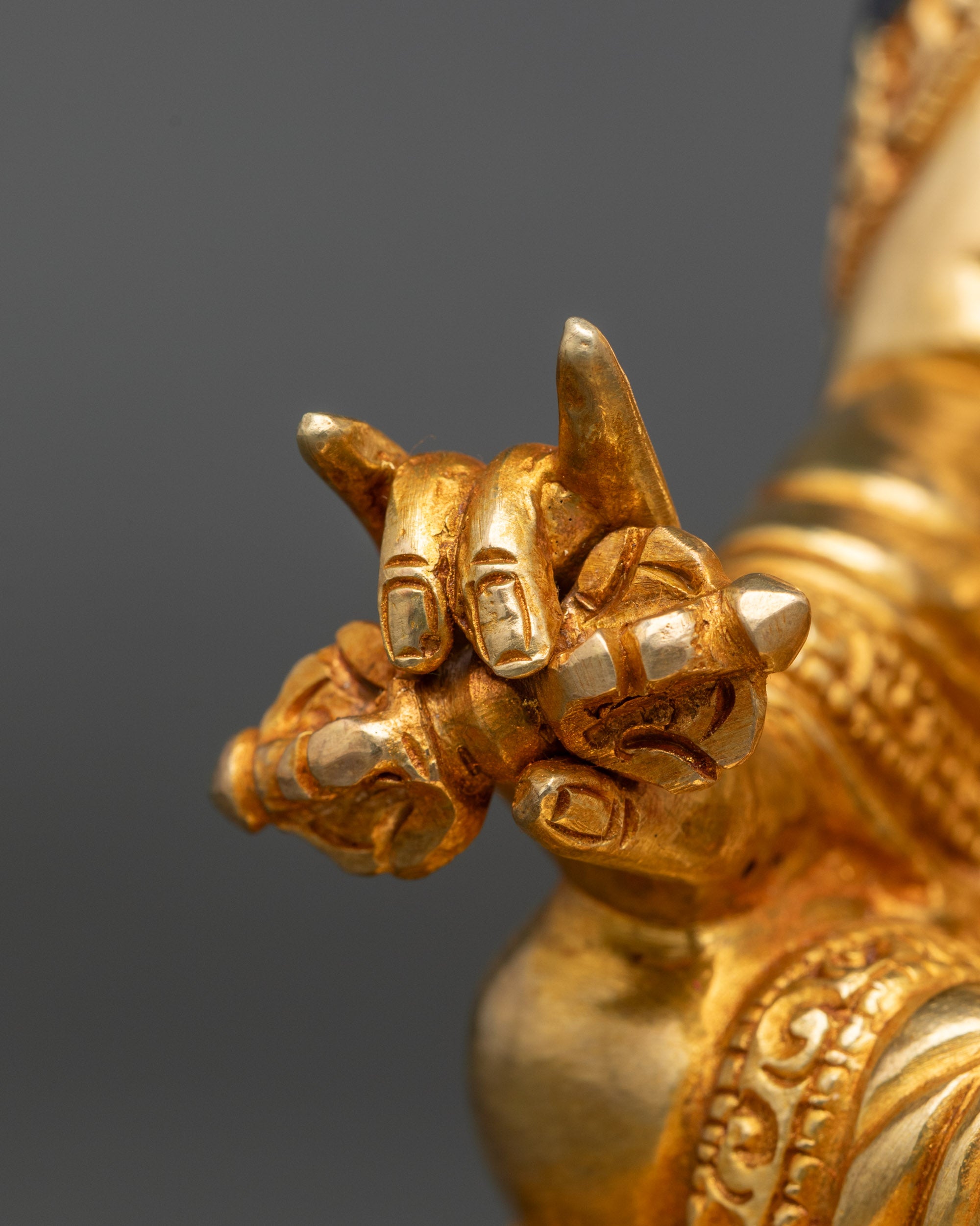 Divine Guru Rinpoche Statue for Meditation and Spiritual Practice