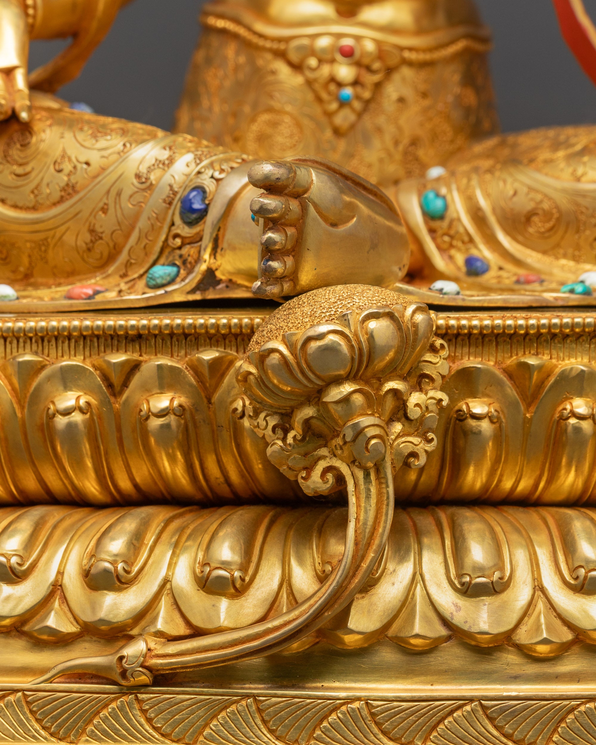 Handmade Green Tara Statue | Exquisite Handcrafted Tibetan Tara Sculpture