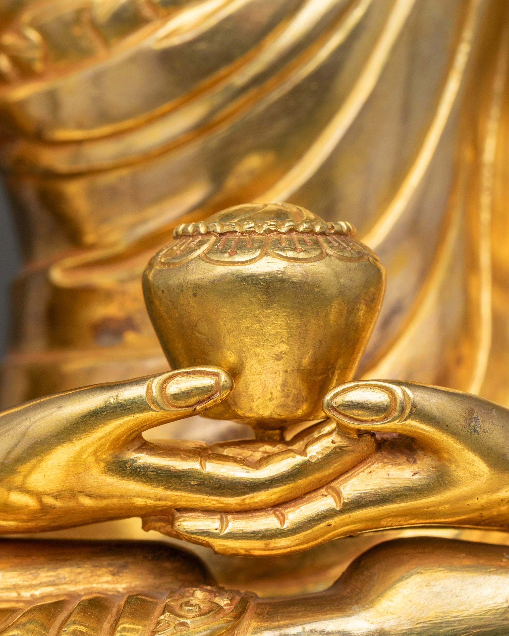 Amitabha Buddha Statue | Handmade Nepalese Meditation Figurine