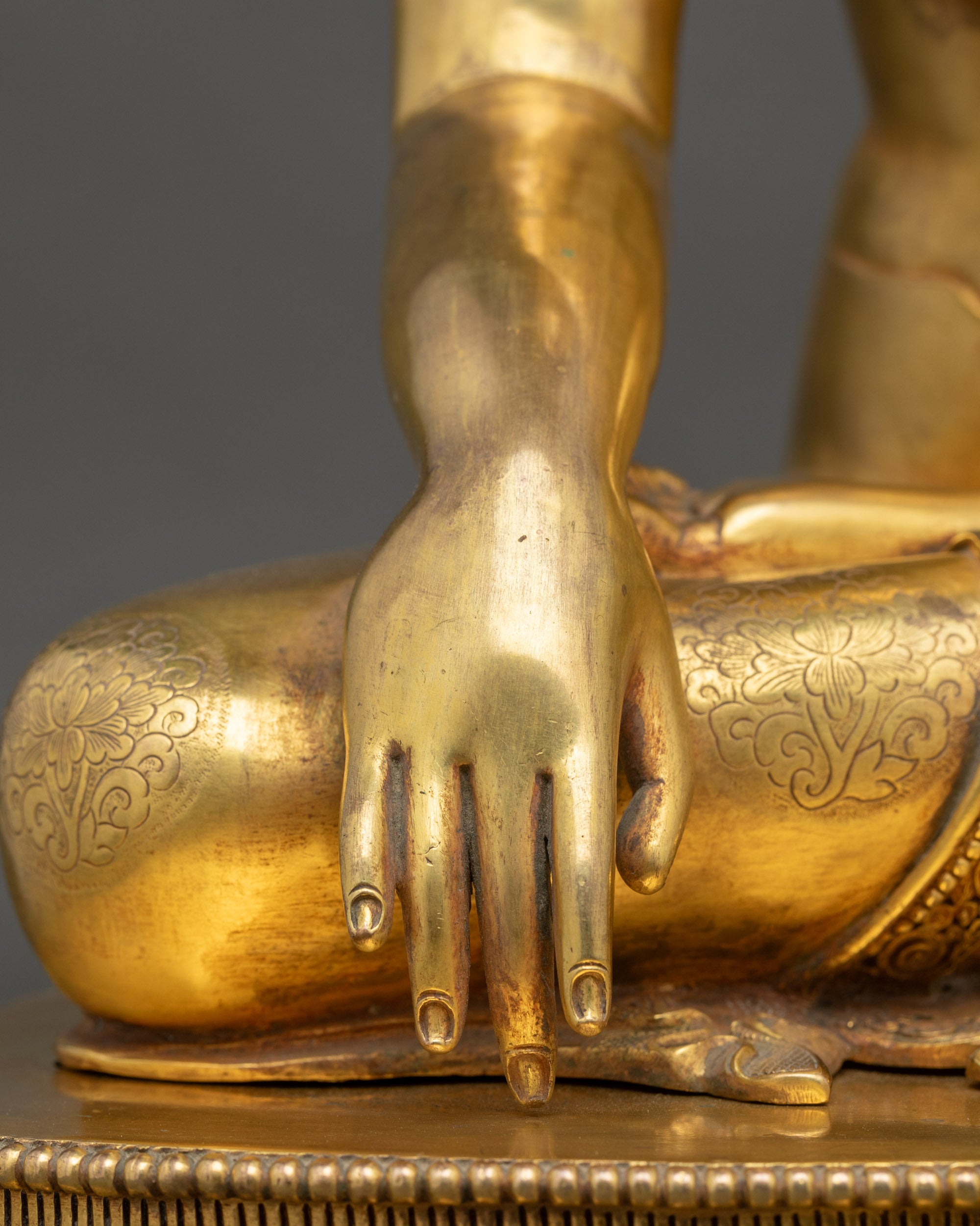 Dhyana Shakyamuni Buddha Sculpture | Meditation Figure from Nepal