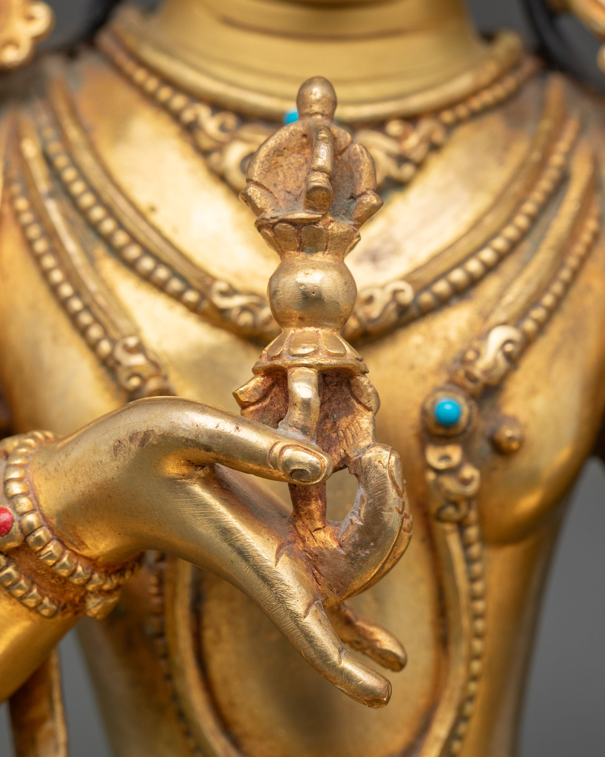 Vajrasattva Altar Statue | Traditional Himalayan Buddhist Figurine