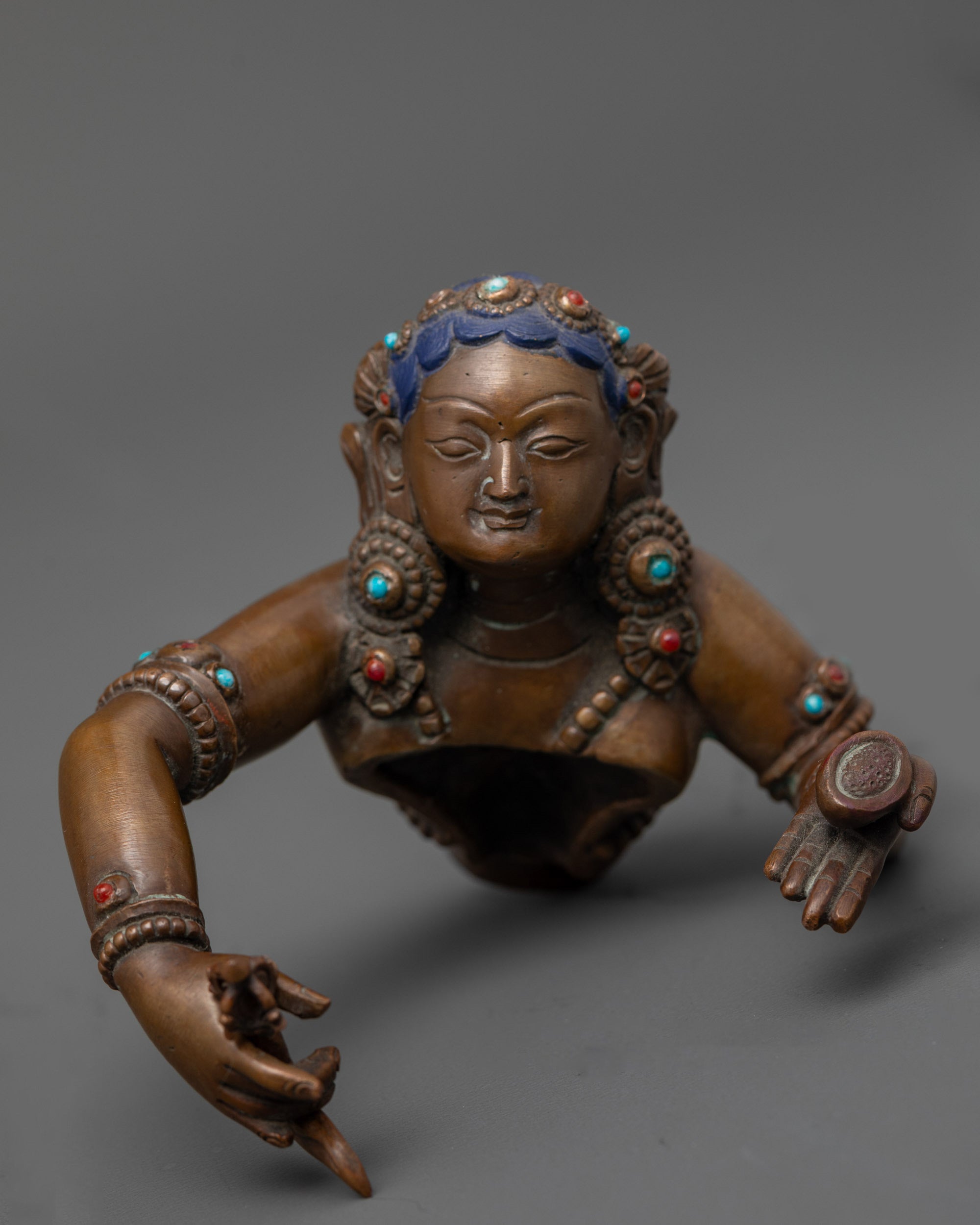Tibetan Vajrasattva and Consort – Handcrafted Yab-Yum Statue