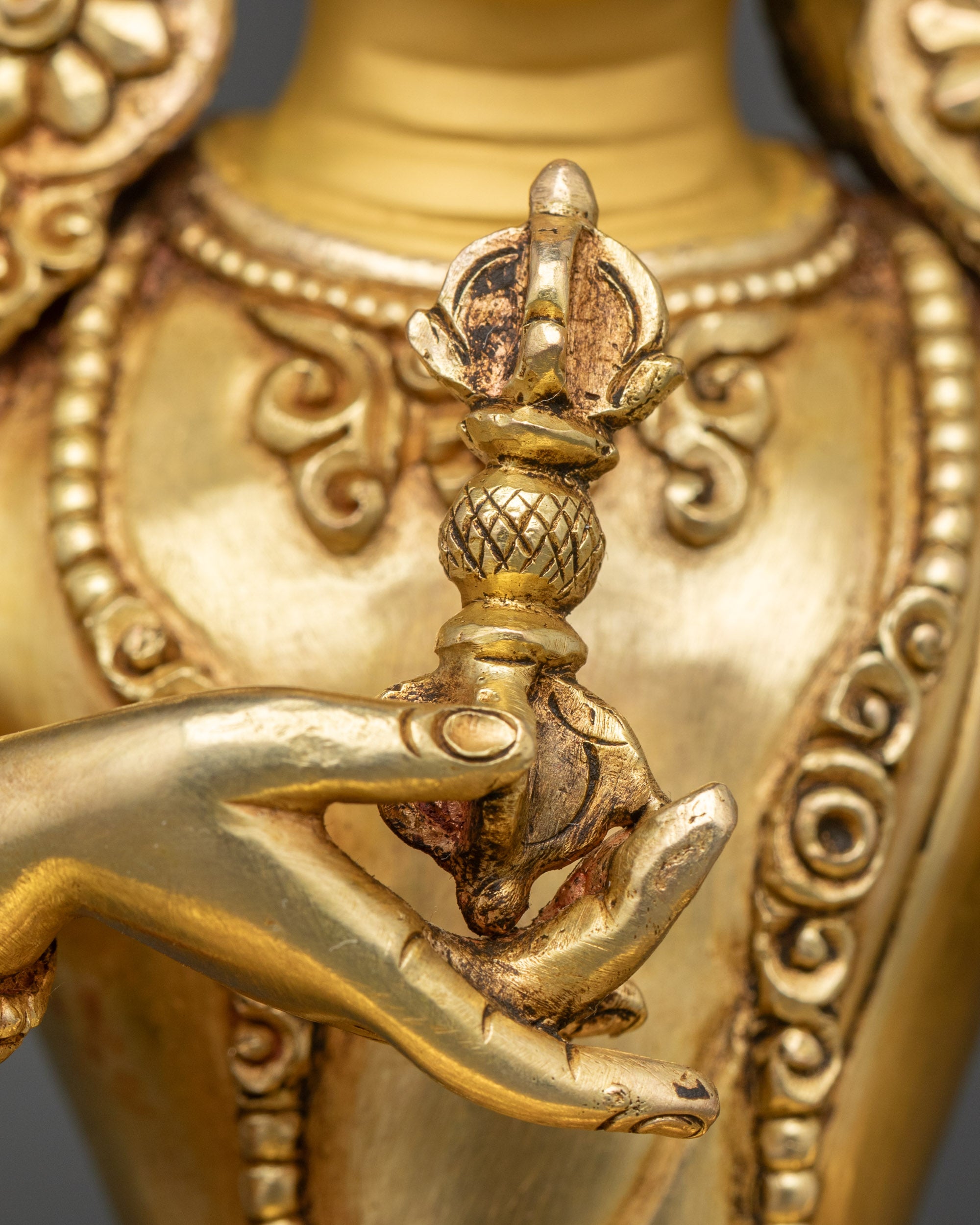 Handcrafted Vajrasattva Statue | Buddhist Purification Deity Sculpture
