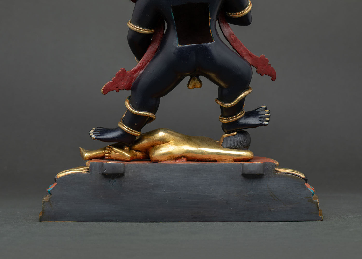 Black Dzambhala Statue | Traditional Buddhist Craftsmanship
