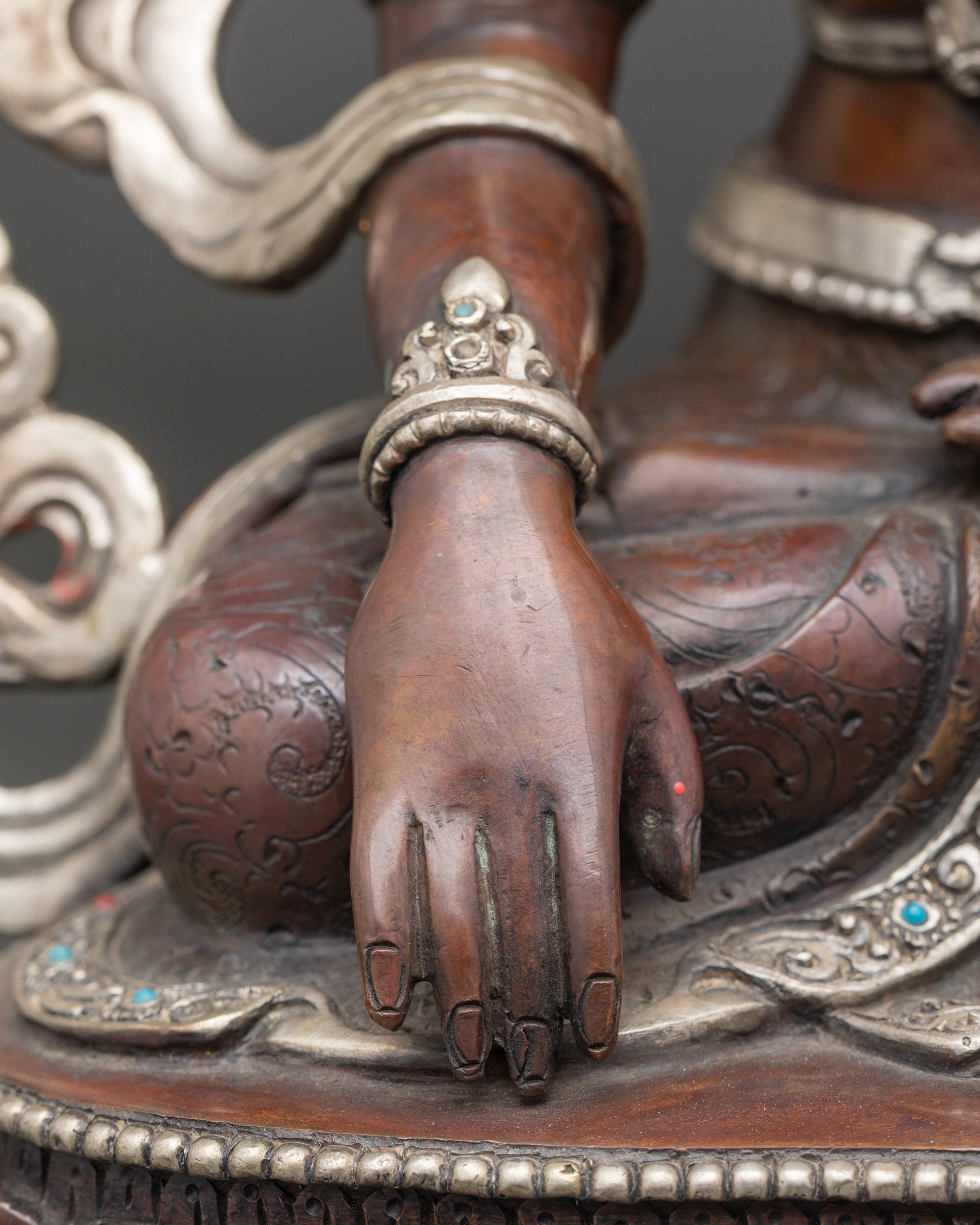 Handcrafted Mitrugpa Statue | Nepalese Guardian Deity Art for Meditation