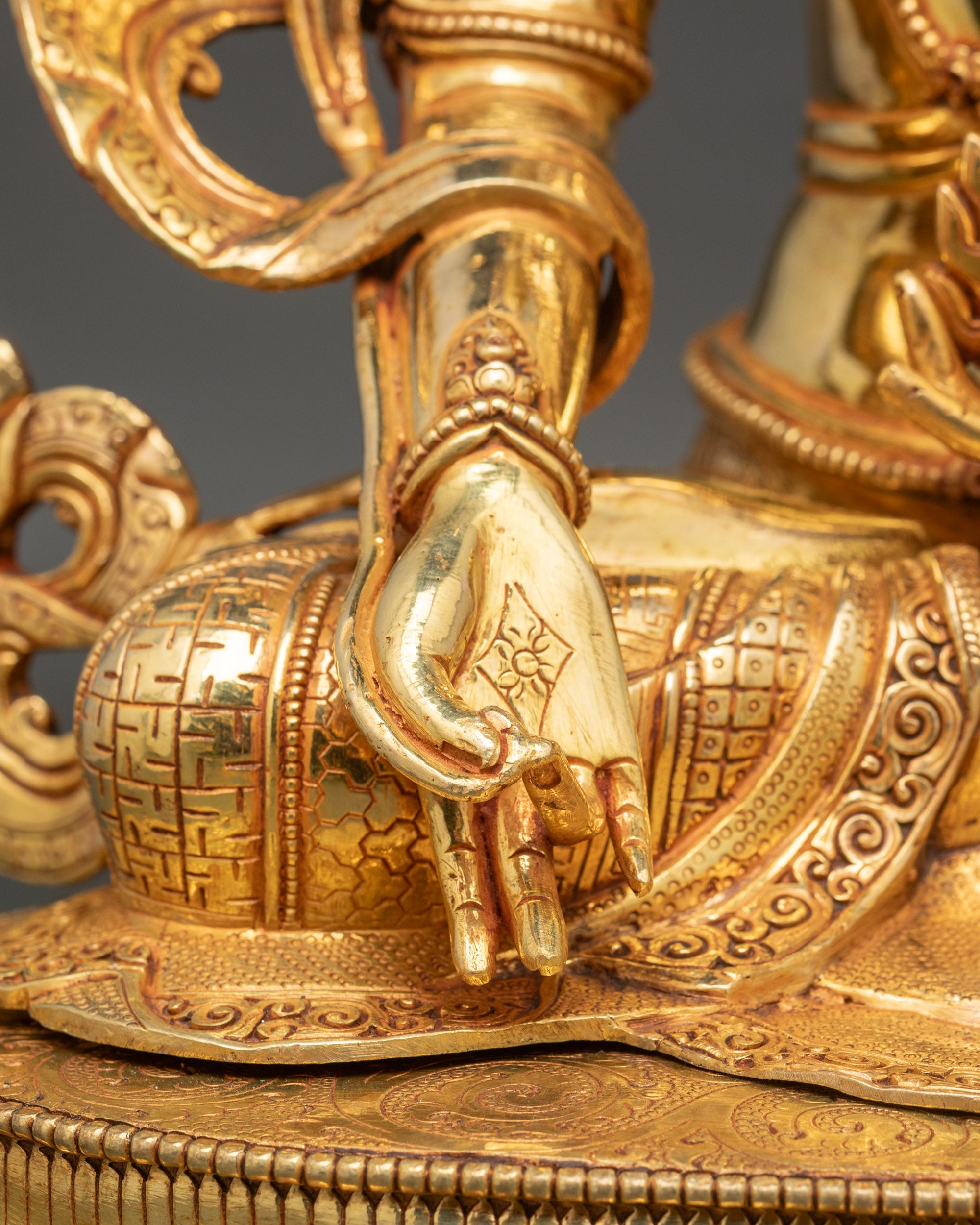 Kshitigarbha Sculpture - Buddhist Deity for Spiritual Guidance