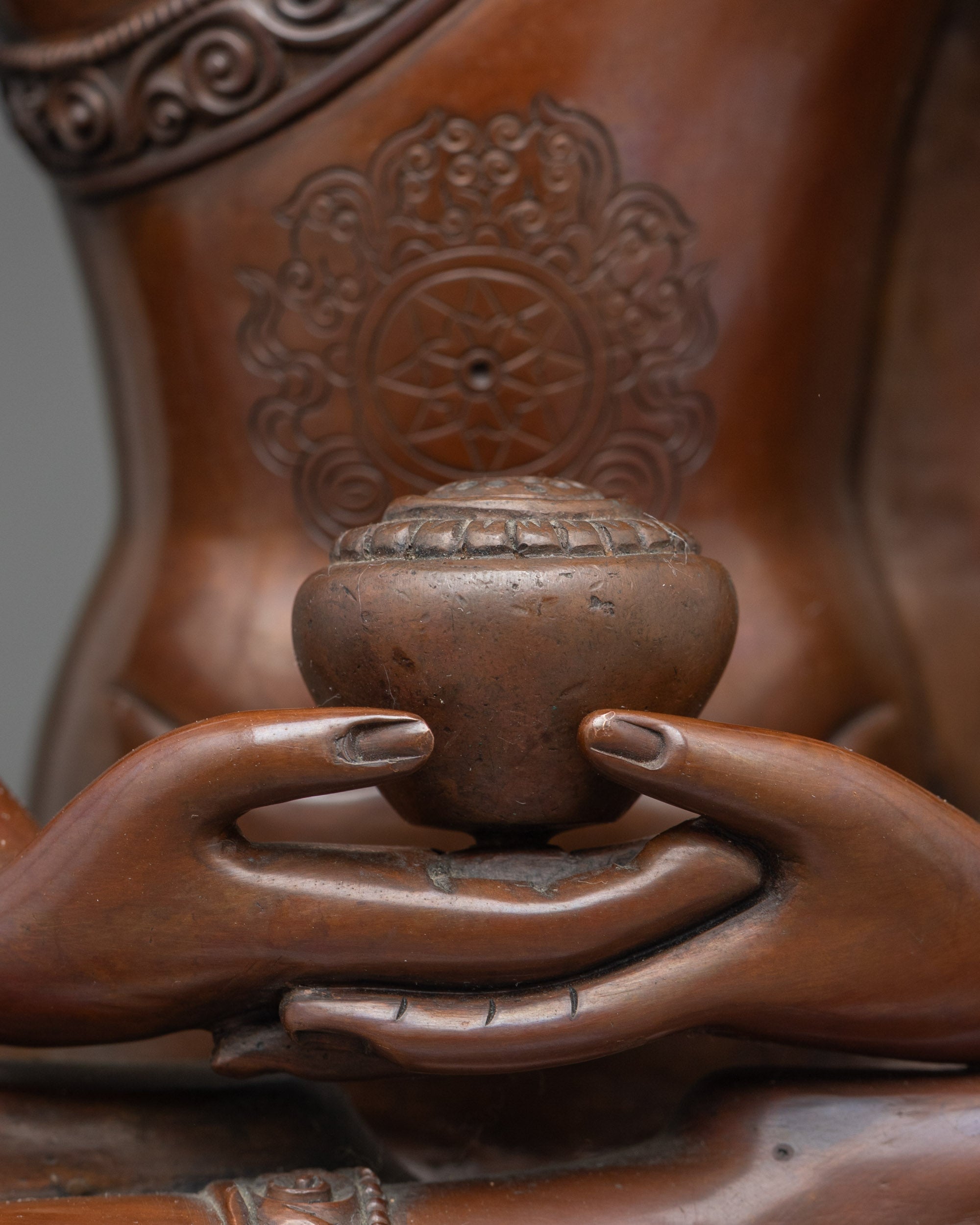 Amitabha Buddha Figurine | Nepalese Gold-Gilded Meditation Idol