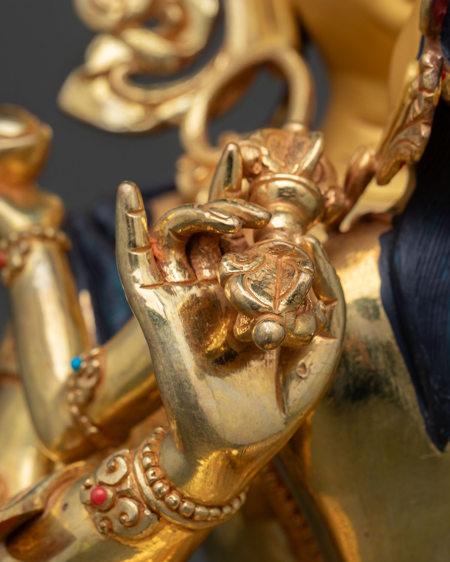 Vajrasattva Buddha Yab Yum Sculpture | Buddhist Karma Purification Icon