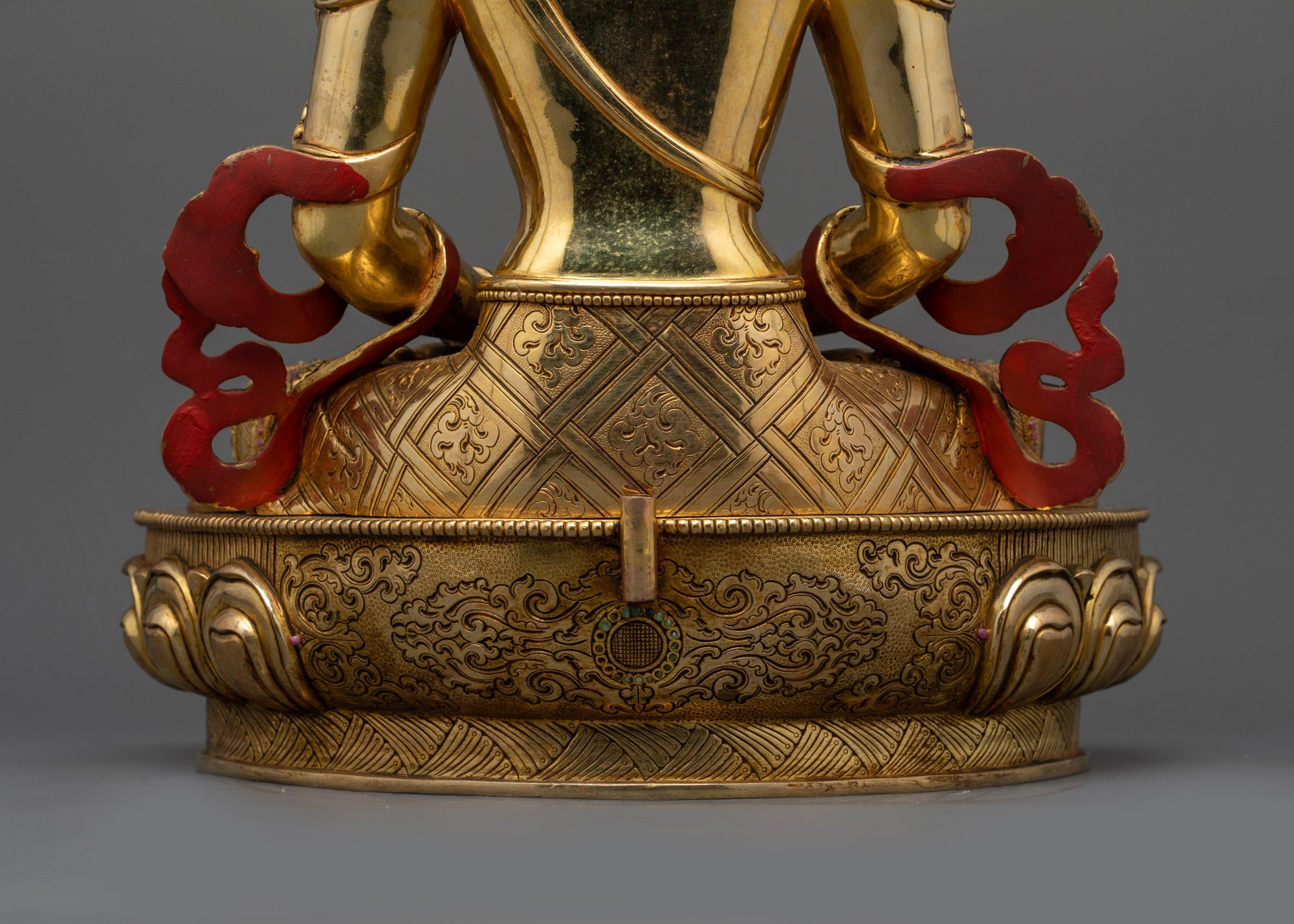 19" Premium Amitayus Statue | Handcrafted Buddha of Longevity Sculpture