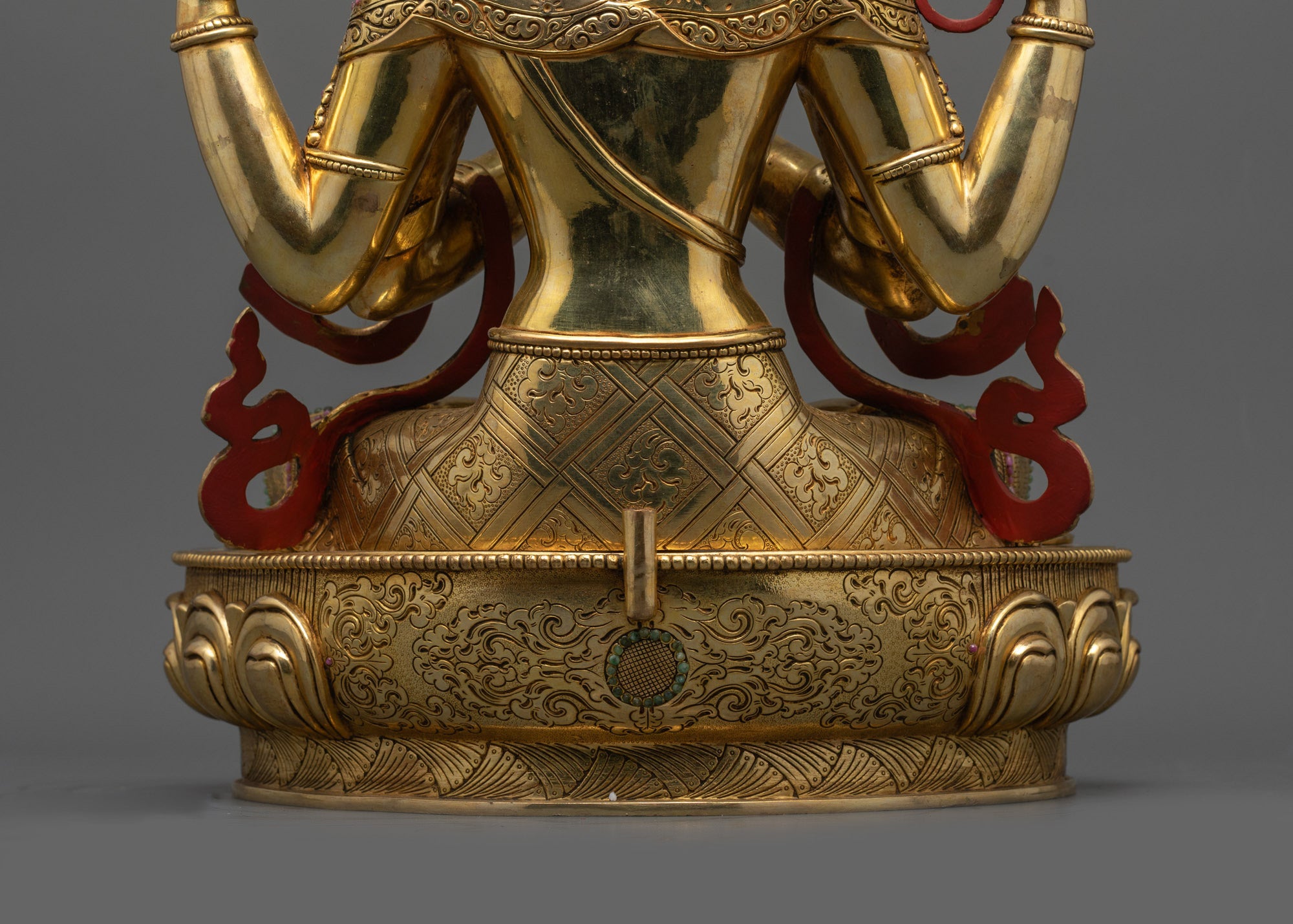 Traditional Statue of Chenrezig | Handmade Tibetan Buddhist Sculpture