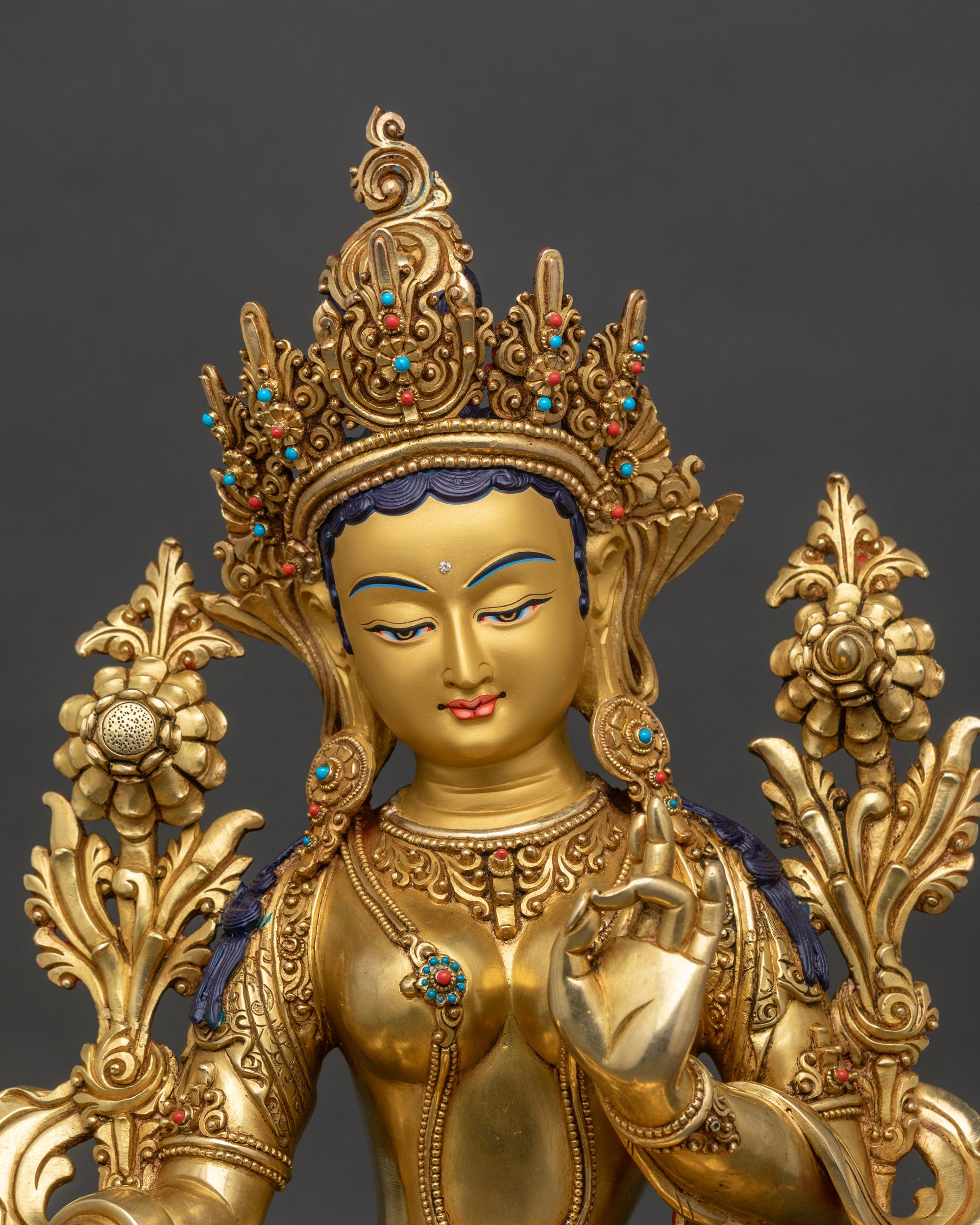 Green Tara Statue