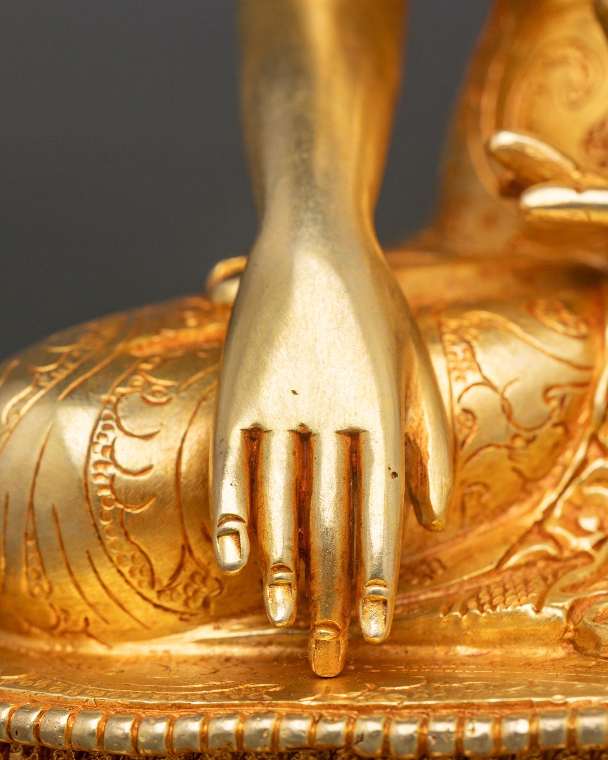 Buddha Statue | Nepalese Copper Sculpture for Meditation