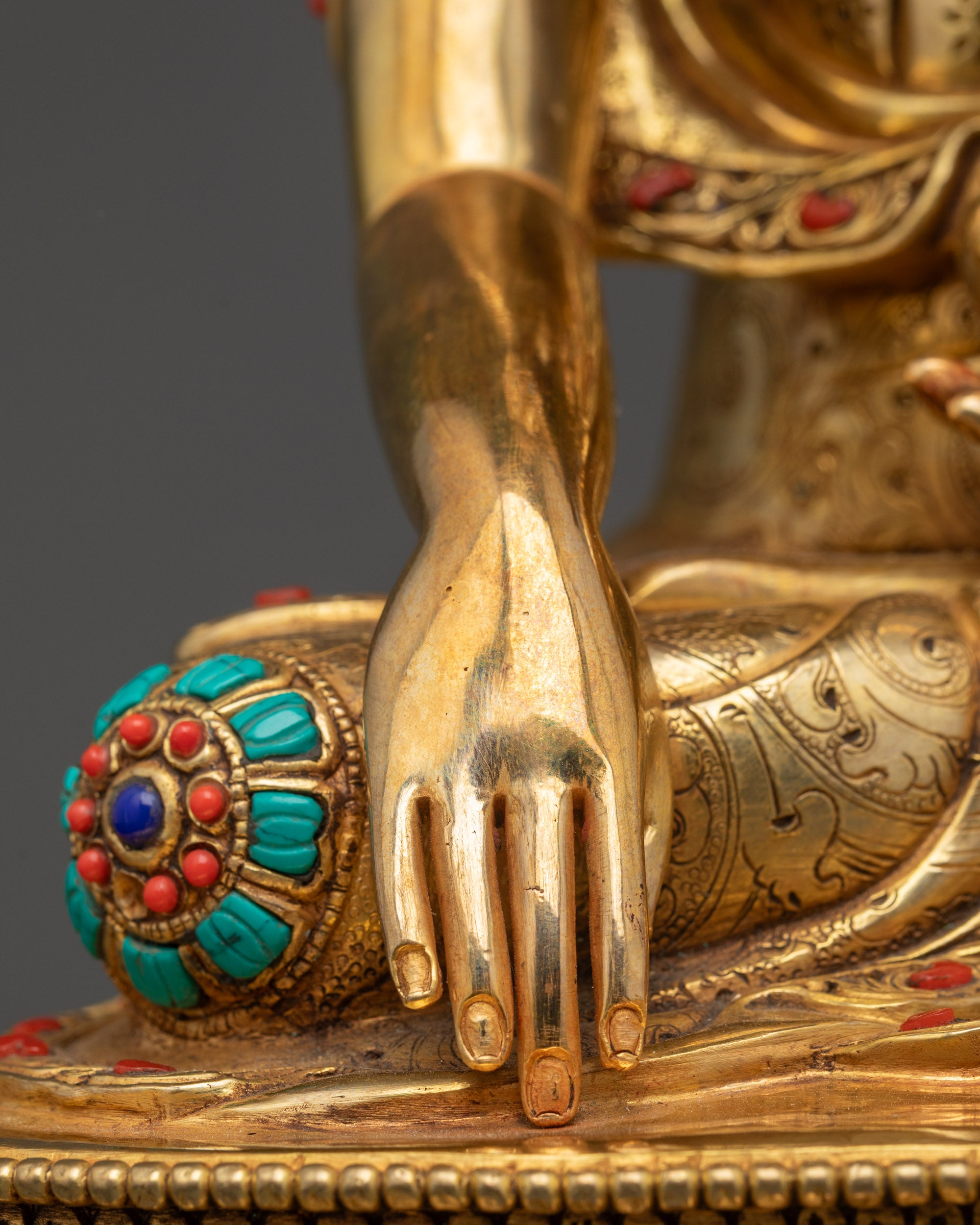 Tibetan Jowo Rinpoche Buddha Statue | Exquisite Handmade Tibetan Altar
