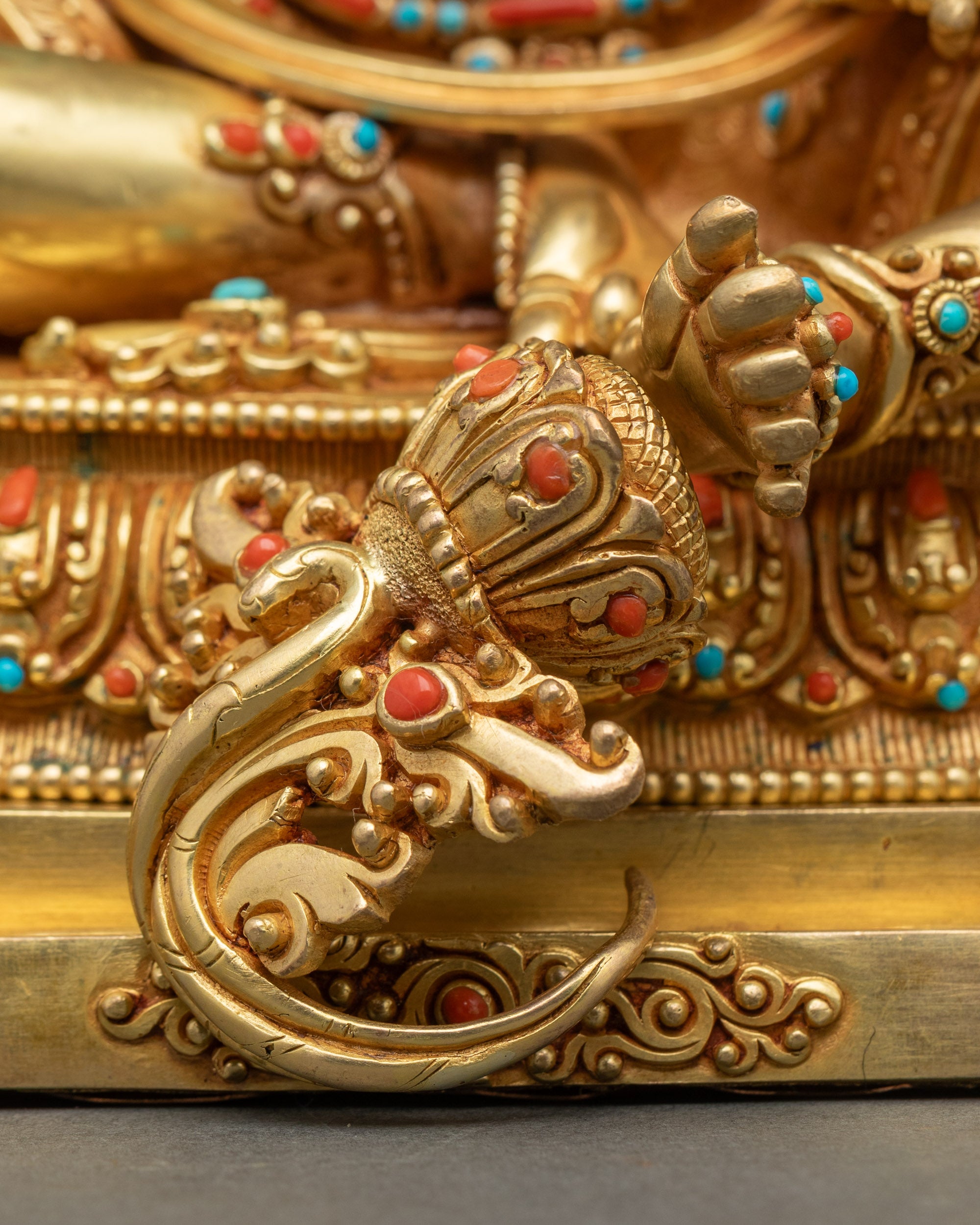 Enlightened Vajrasattva Statue | Handcrafted Nepalese Ritual Sculpture