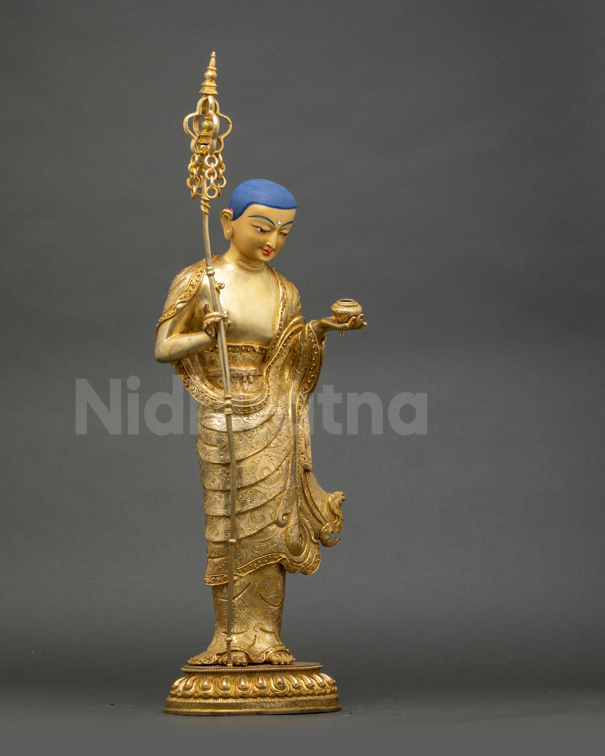 Buddha Disciples Statue Set | Shariputra and Maudgalyayana Figurines