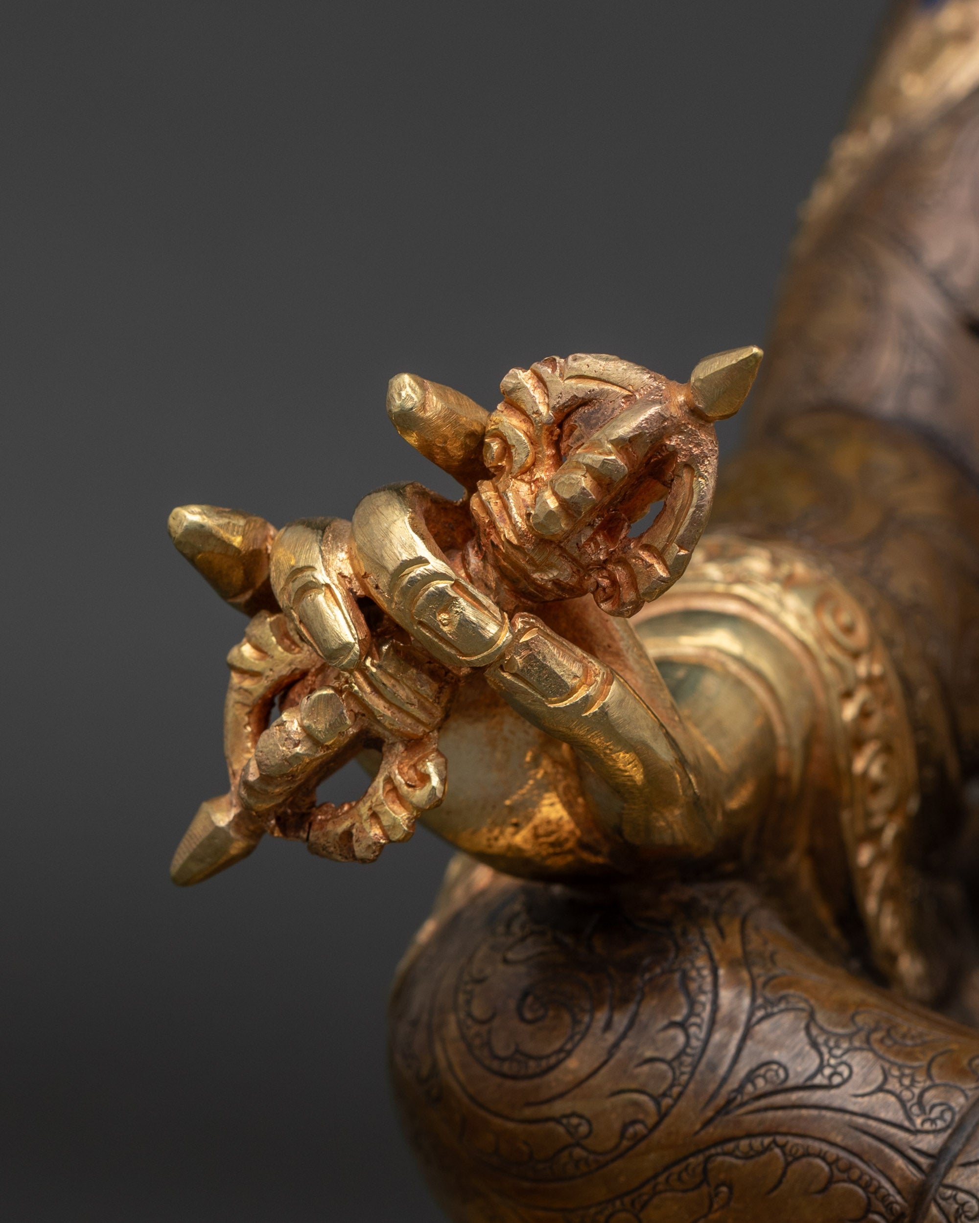 Exquisite Guru Rinpoche Statue | Traditional Nepalese Handcrafted Art