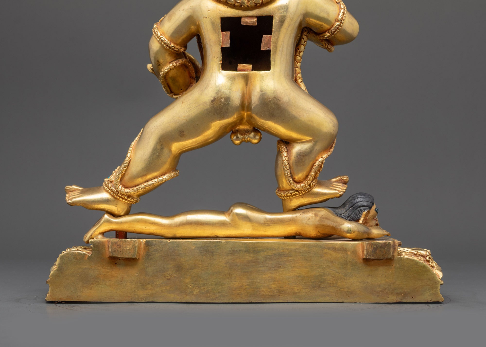 Premium Nagpo Dzambhala Statue | Tantric Buddhist Deity for Abundance