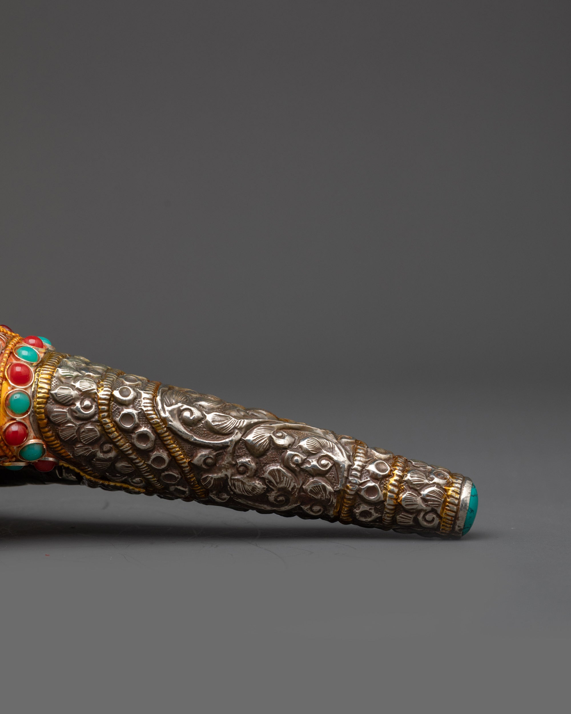 Tibetan Conch Shell | Sacred Shankh for Worship & Spiritual Offerings