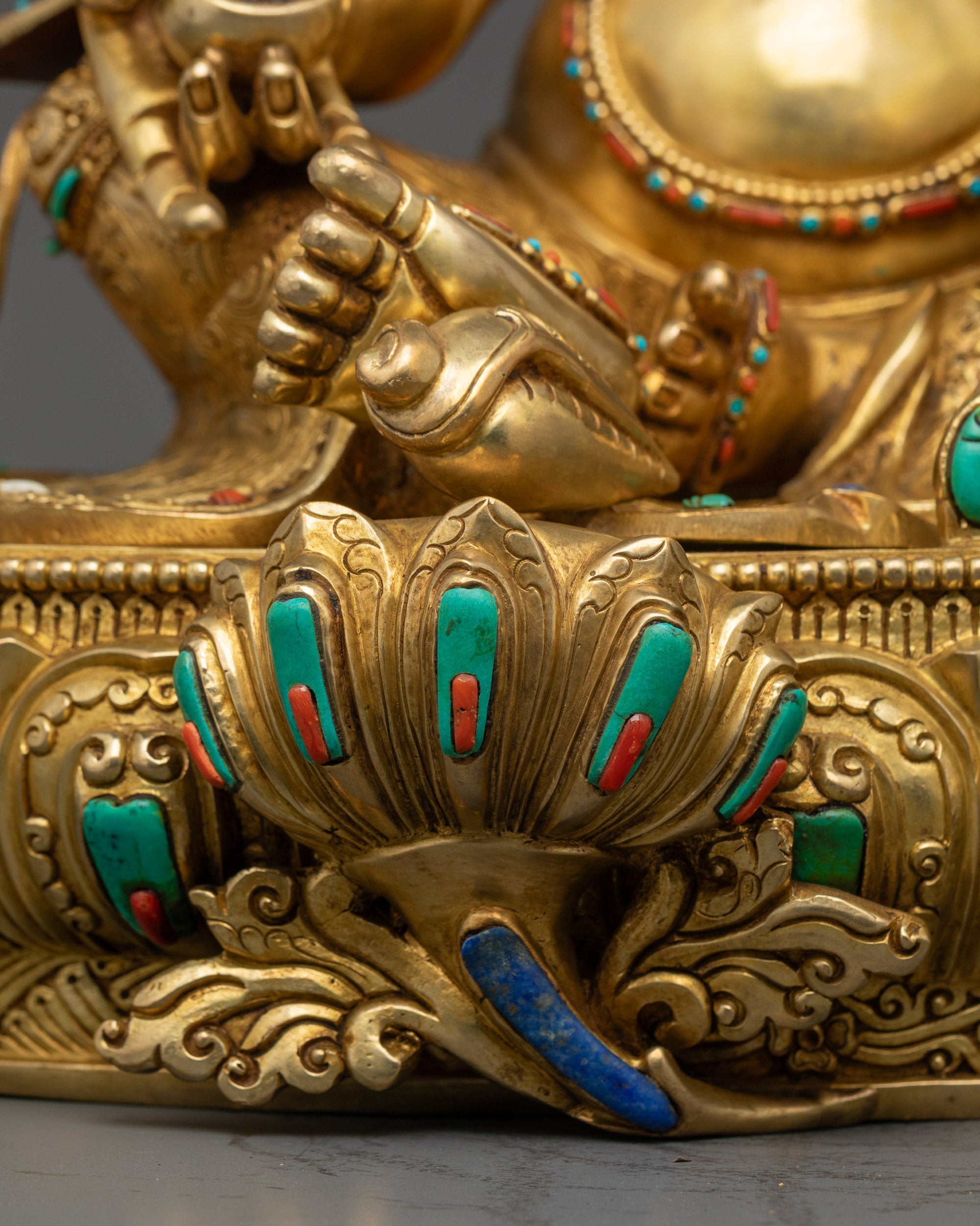 Premium Dzambhala Sculpture | Handcrafted Prosperity and Wealth Statue