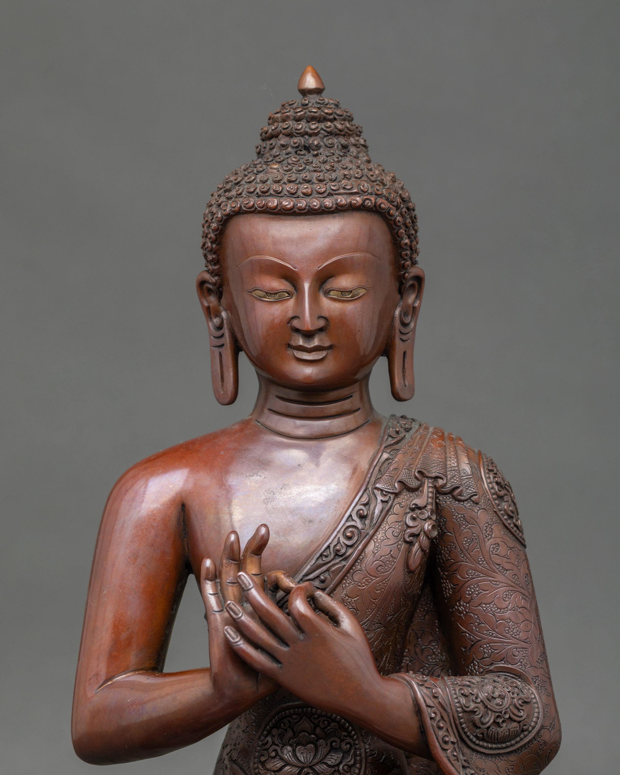 Five Dhyani Buddha Statue Set for Meditation and Spiritual Practice