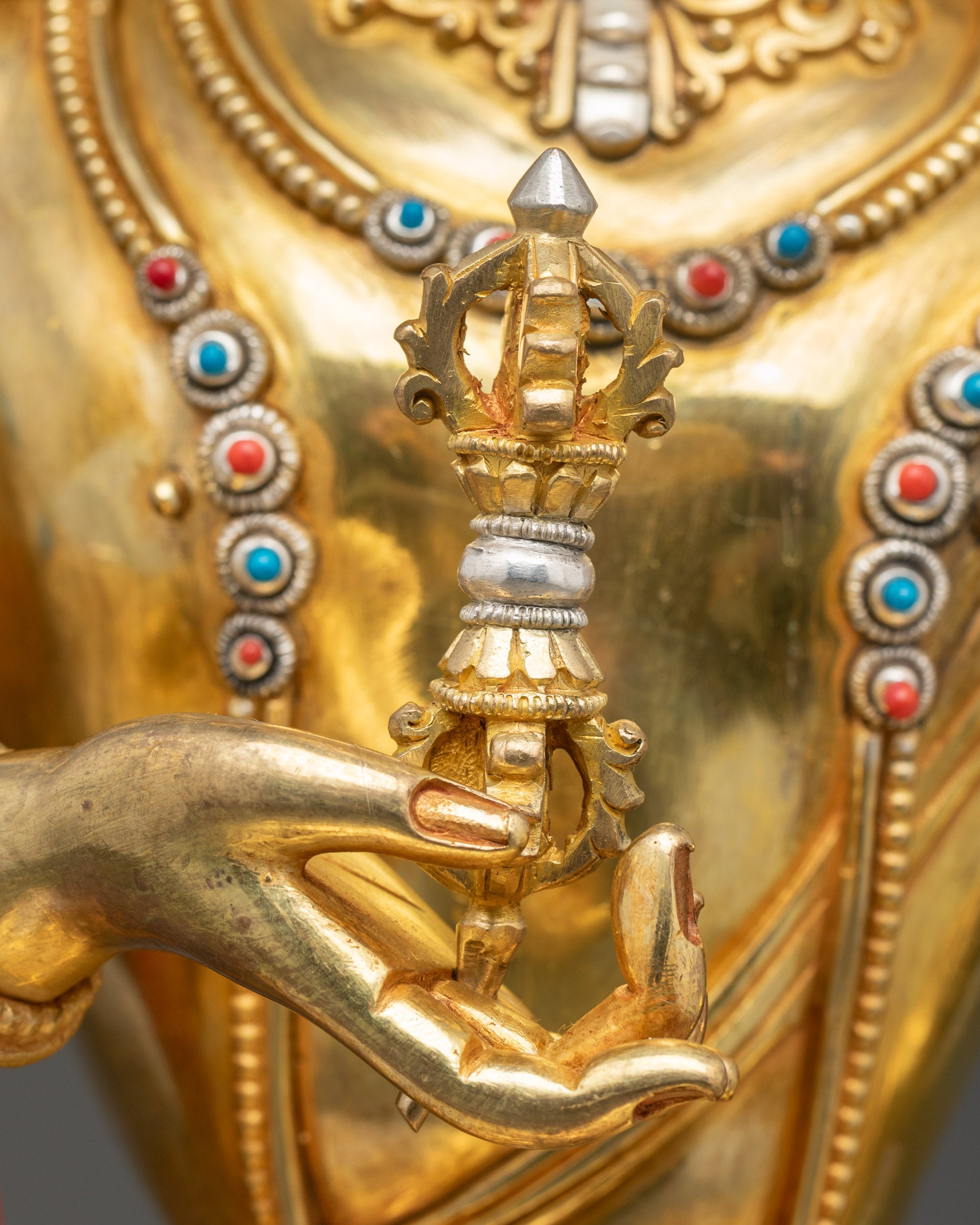 Handcrafted Dorje Sempa Statue | Tibetan Karma Purification Buddha