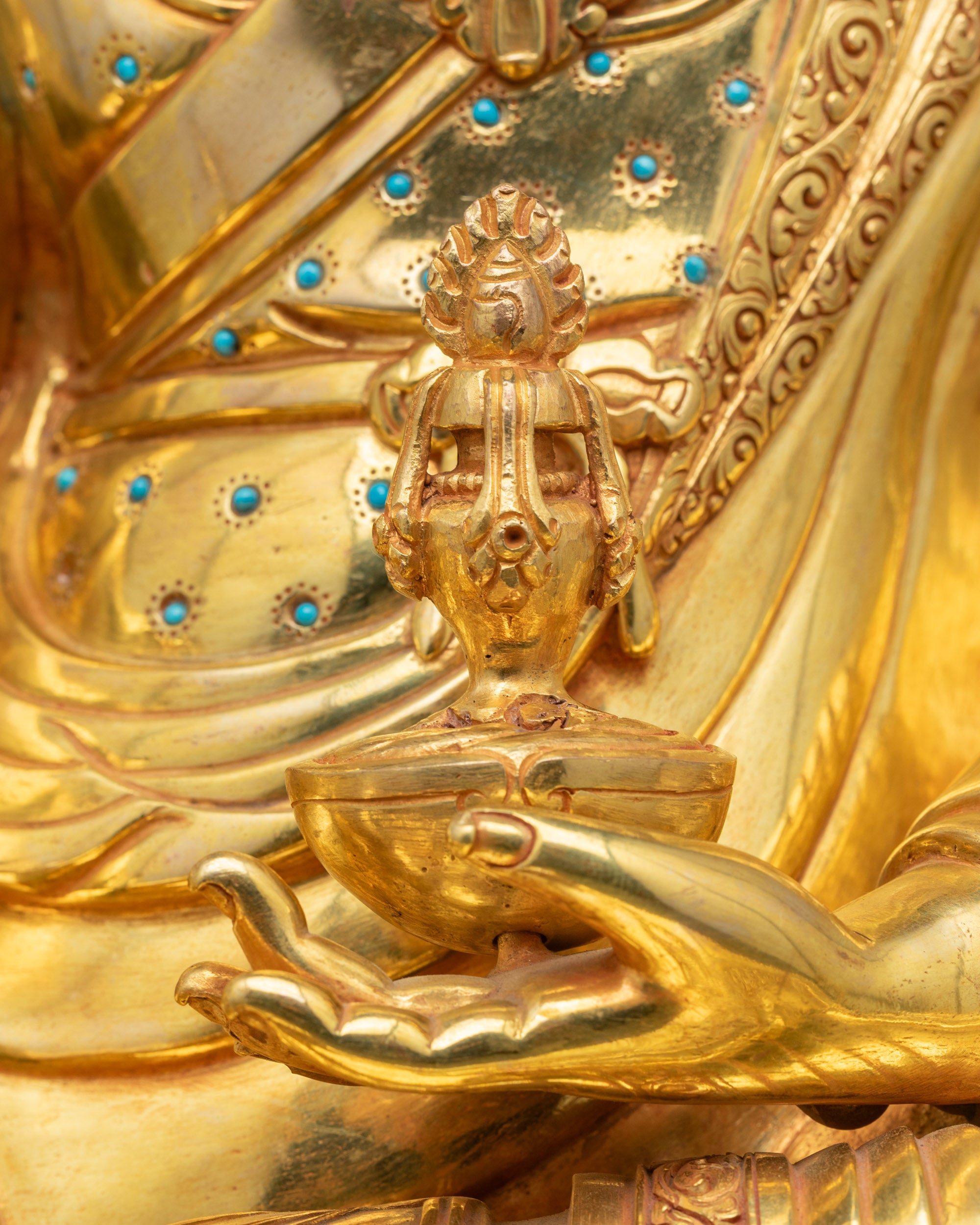 Padmasambhava Figurine | Handmade Guru Idol for Tantric Practices