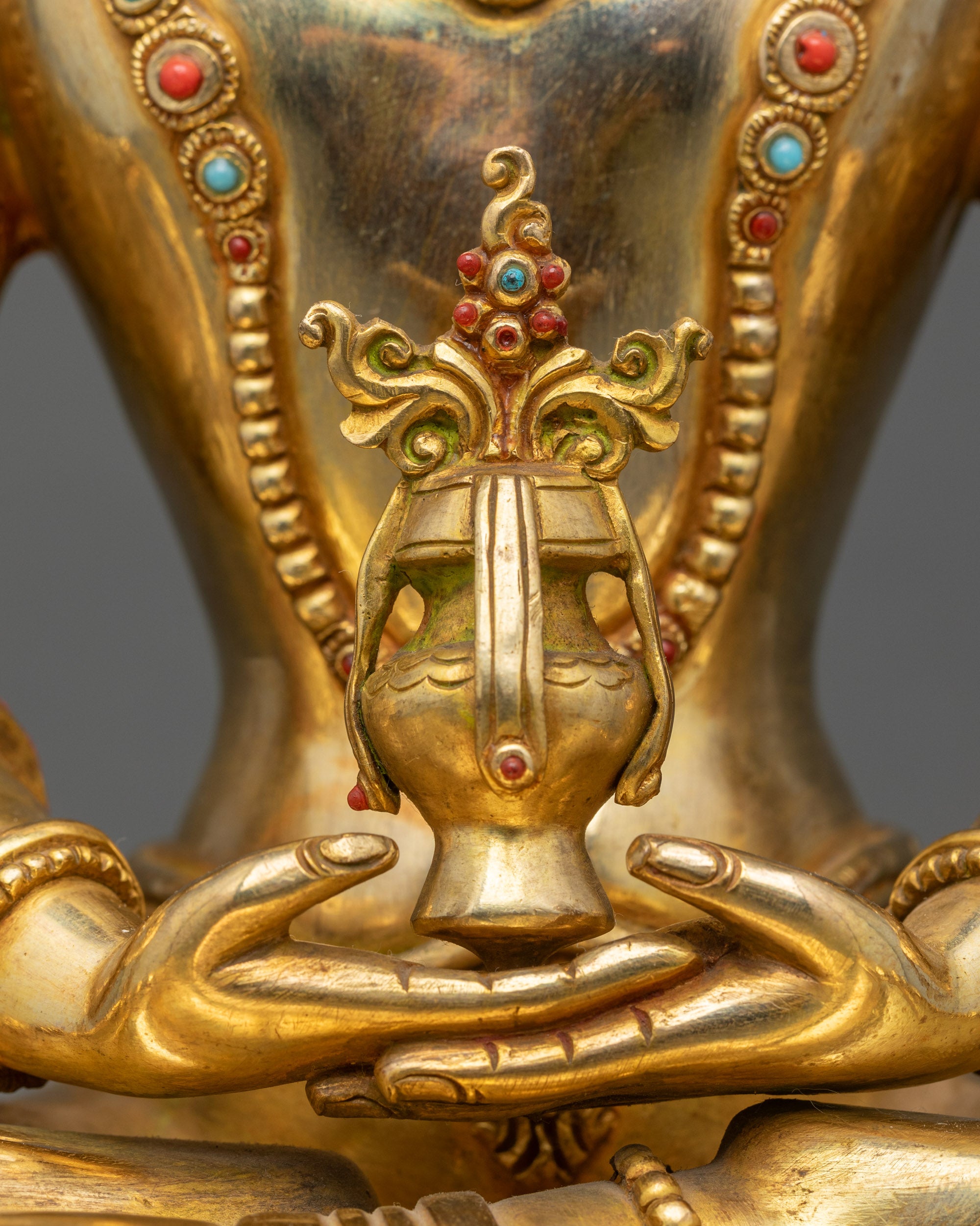 Amitayus Statue | Sacred Buddha Figurine for Devotion and Longevity