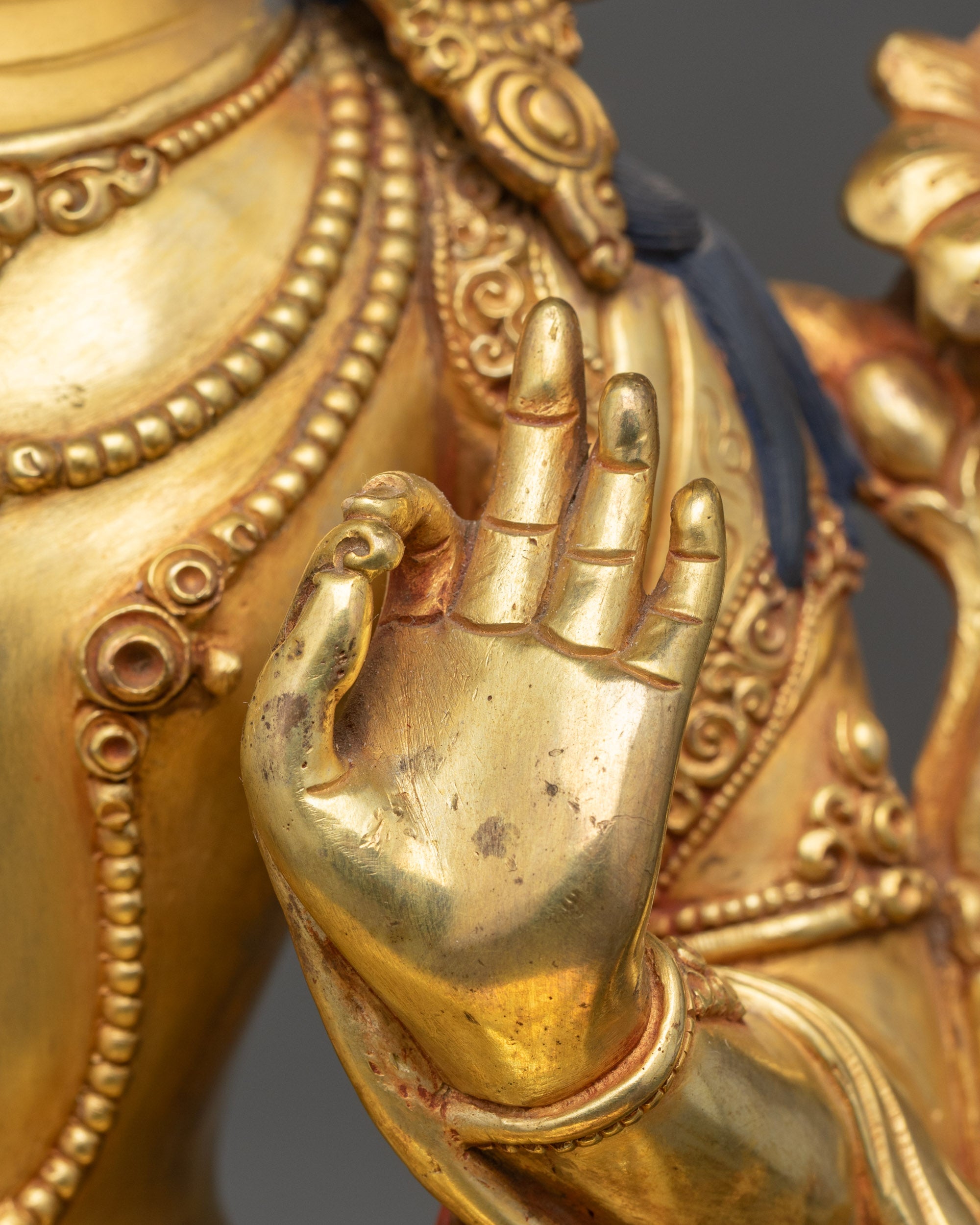 Manjushri Sculpture | Himalayan Buddhist Artwork for Meditation