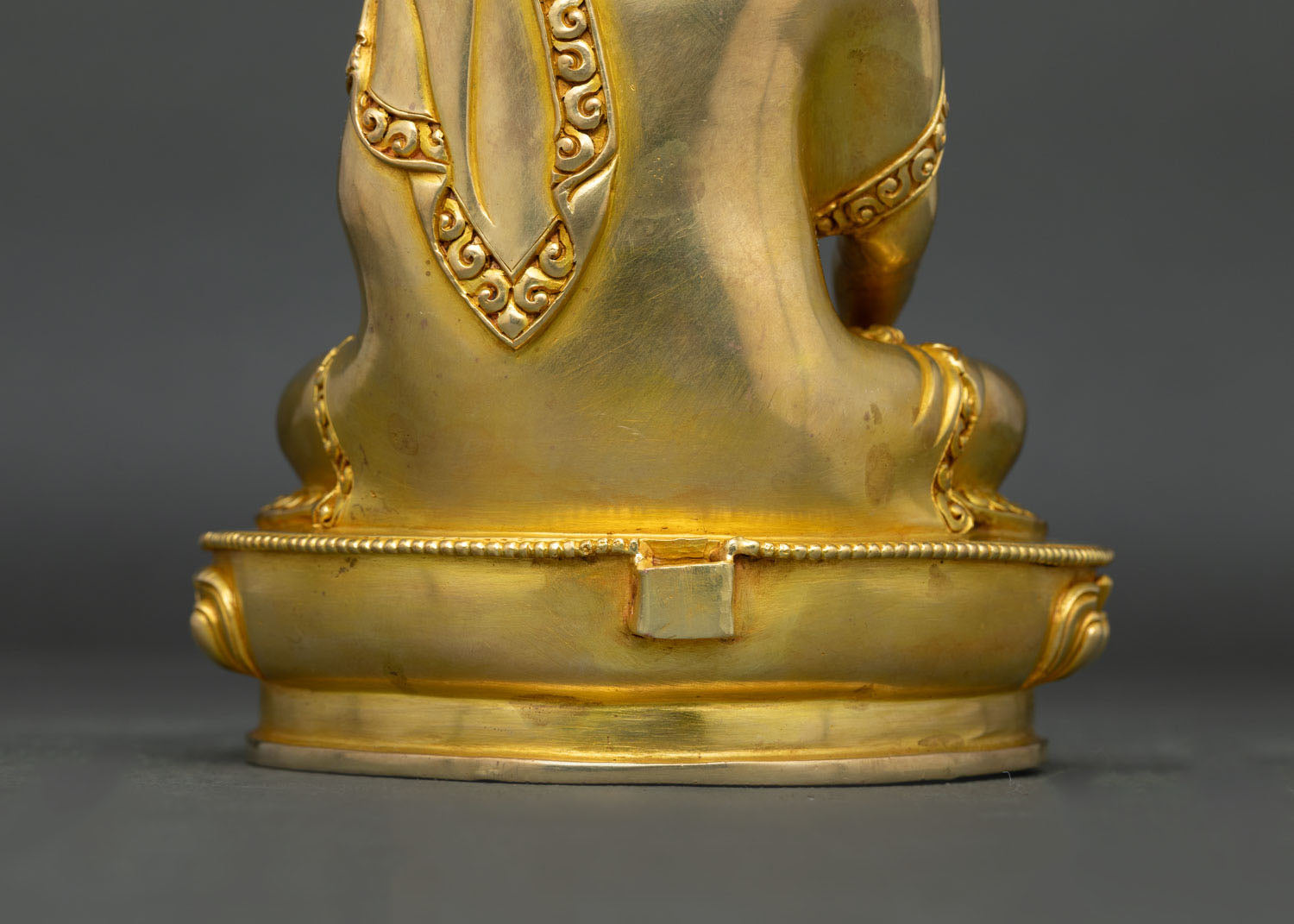 Shakyamuni Buddha Statue | 24K Gold-Fire Gilded Copper Art