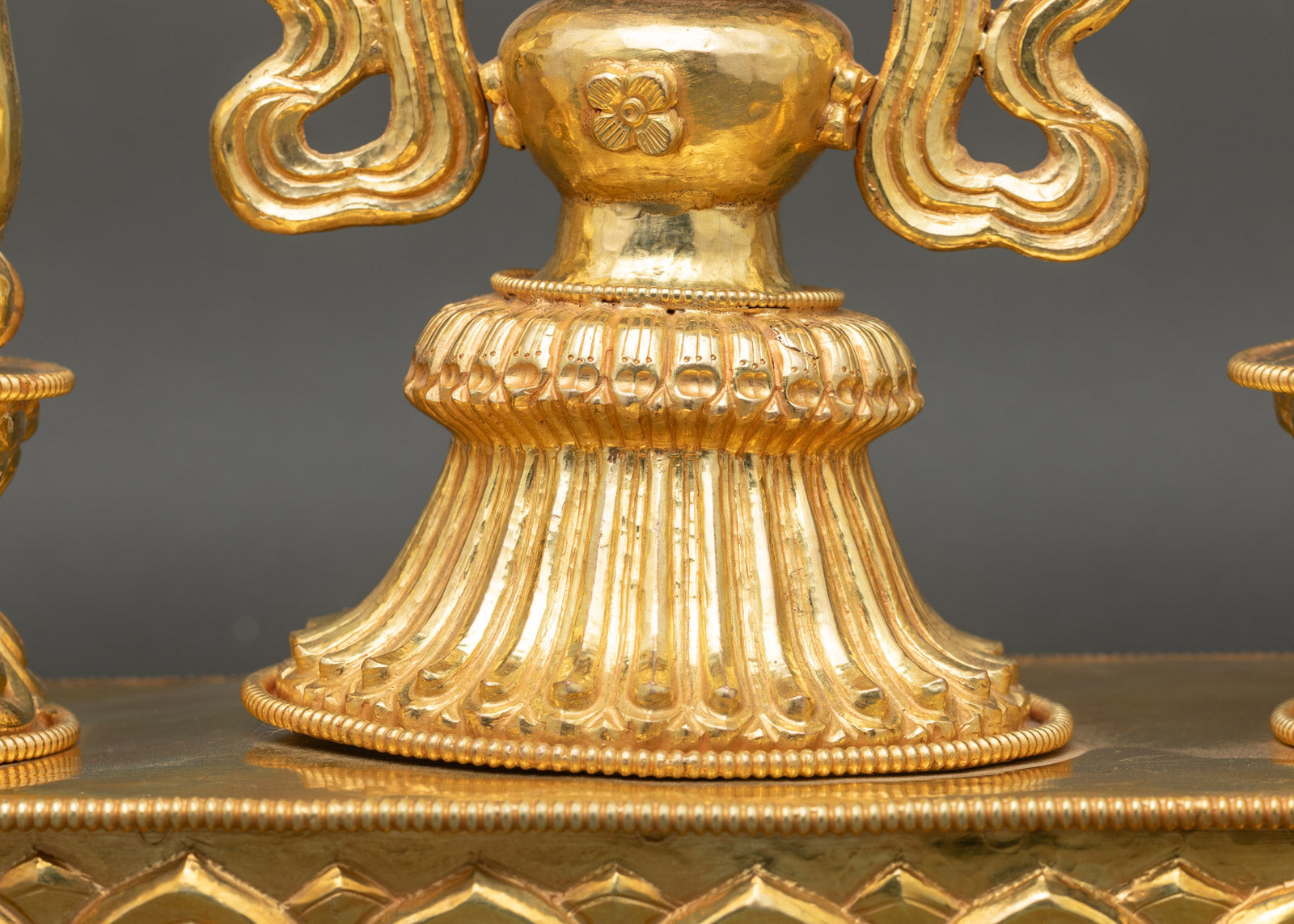 Dharma Chakra with Two Deer – Sacred Buddhist Decor from Nepal