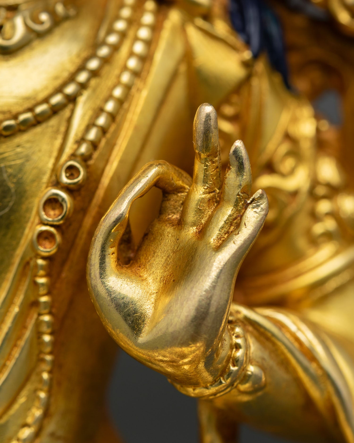 Handmade Manjushri Statue | Sacred Nepalese Artwork
